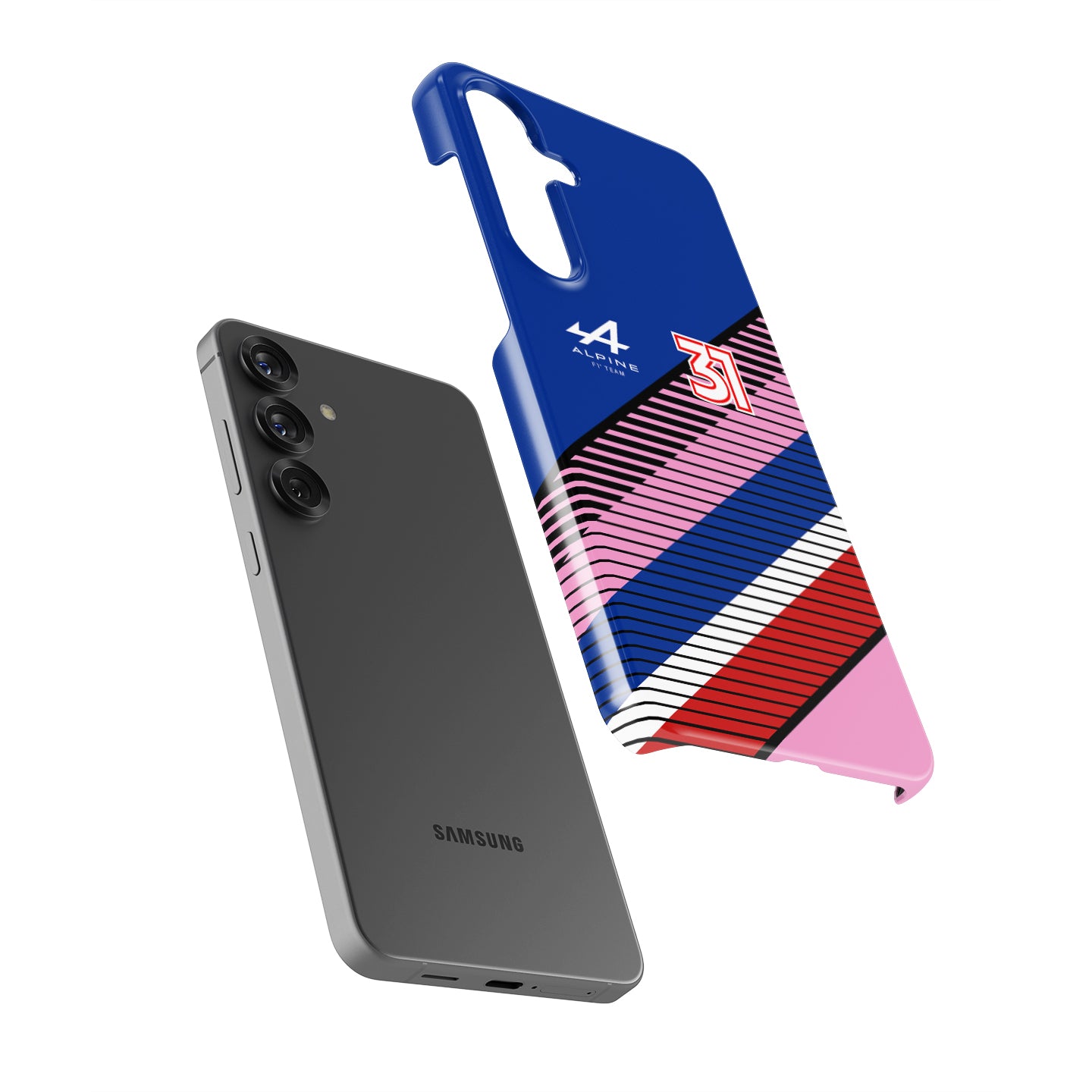 Racing Legacy: Esteban Ocon Alpine Samsung Galaxy Case | DIZZY CASE