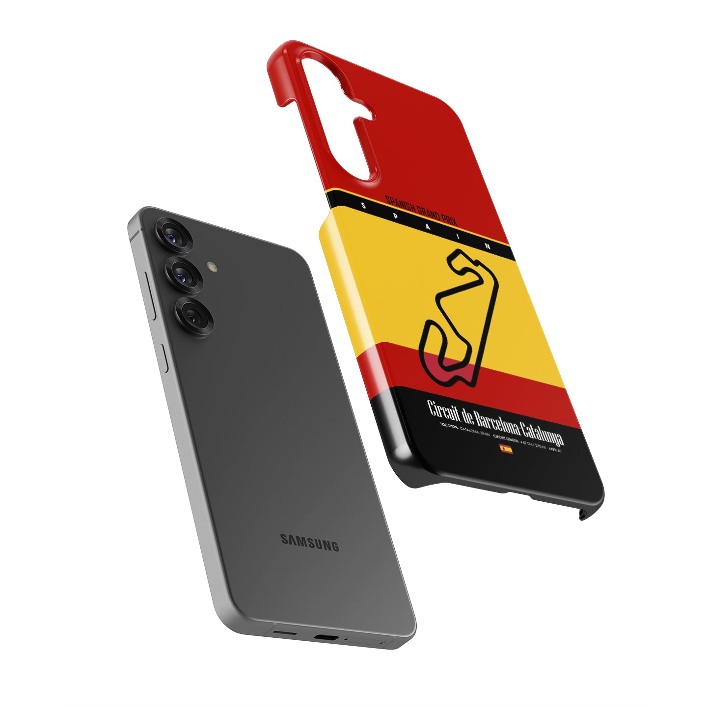 Spanish GP Samsung Case – Circuit de Barcelona-Catalunya Map | DIZZY CASE