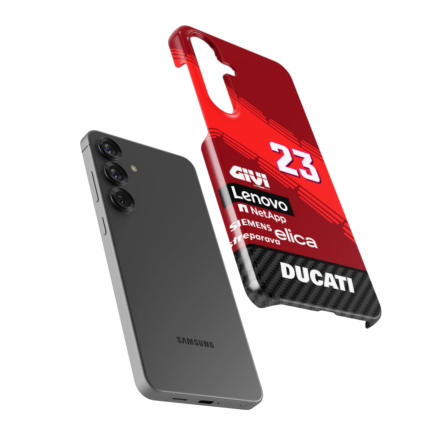 Ride with Enea Bastianini: 2024 Ducati MotoGP Livery Phone Case