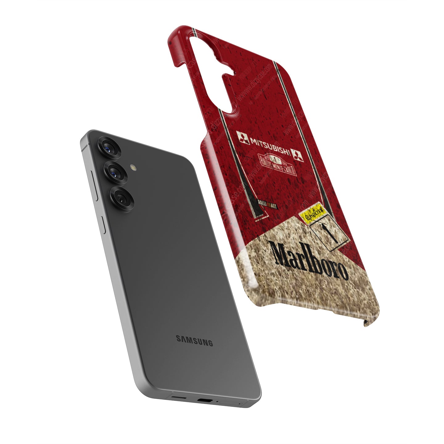 1999 Mitsubishi Lancer Evolution VI #1 Tommi Makinen - Risto Mannisenmaki Ganador del Rally de Nueva Zelanda (1999) Decoración de barro de SAMSUNG PHONE Case