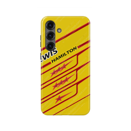Lewis Hamilton 2025 Ferrari Helmet Phone Case – LH44 First Season Edition (Samsung Galaxy)