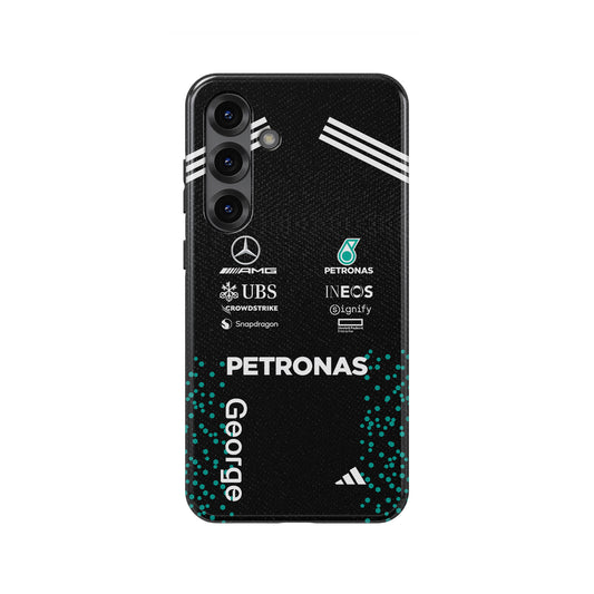 George Russell 2025 Mercedes F1 Race Suit Phone Case – AMG Petronas Edition (Samsung Galaxy) | DIZZY CASE