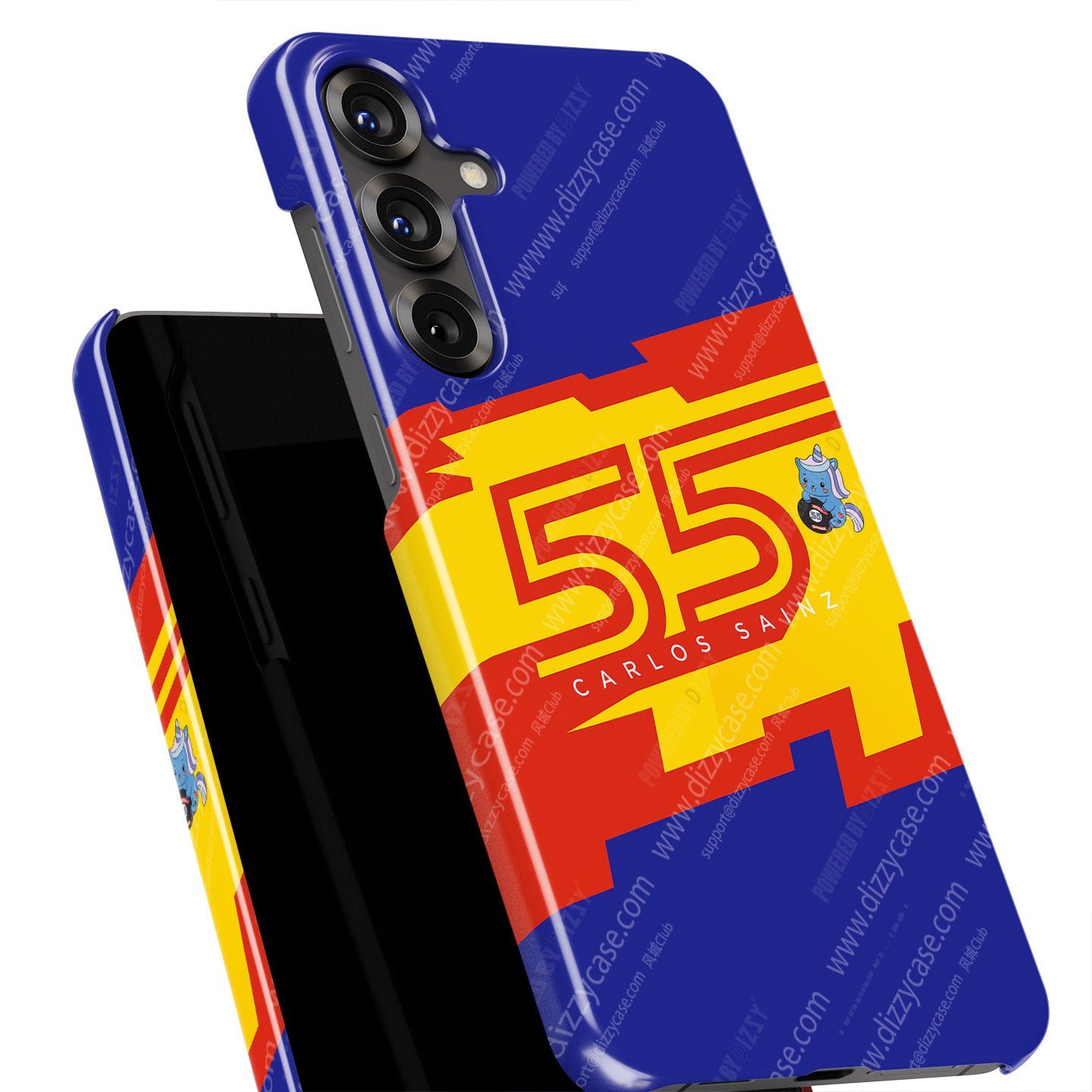 Carlos Sainz 2025 Williams Helmet Edition Phone Case – Spanish Spirit Design for Samsung Galaxy
