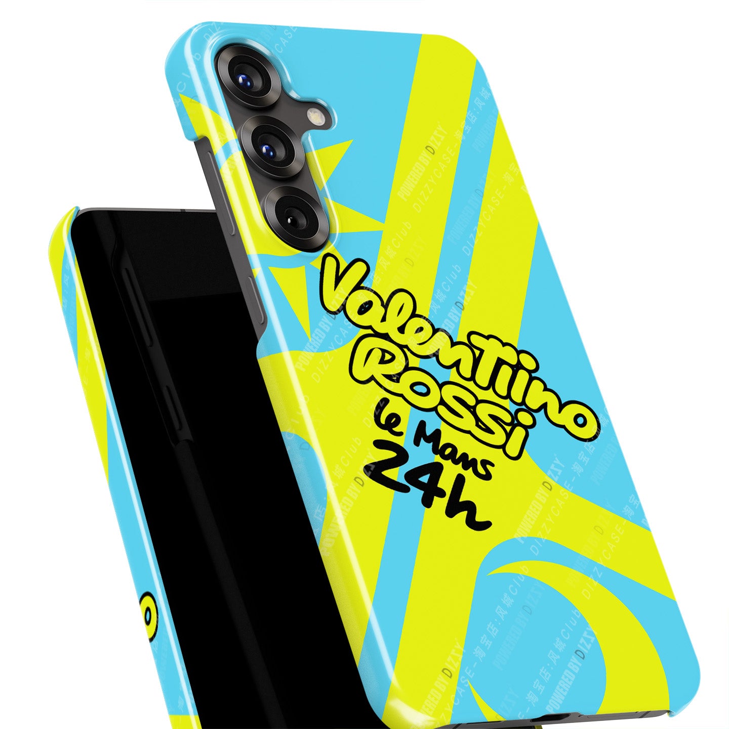 Valentino Rossi 2024 Le Mans 24H Helmet Phone Case – BMW M4 GT3 Tribute for Samsung