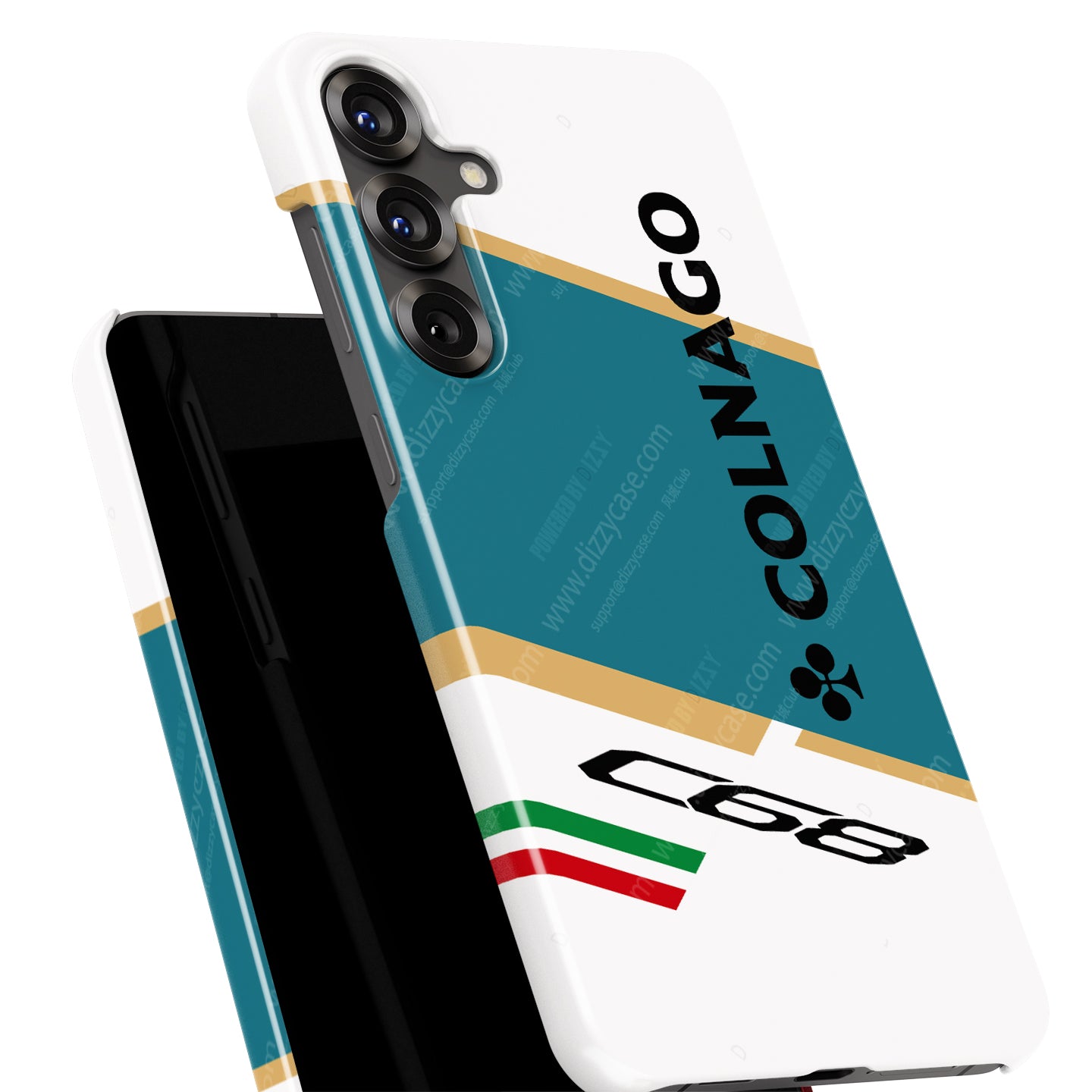 Coque de téléphone Tadej Pogacar 2024 Giro d'Italia en maillot rose par DIZZY