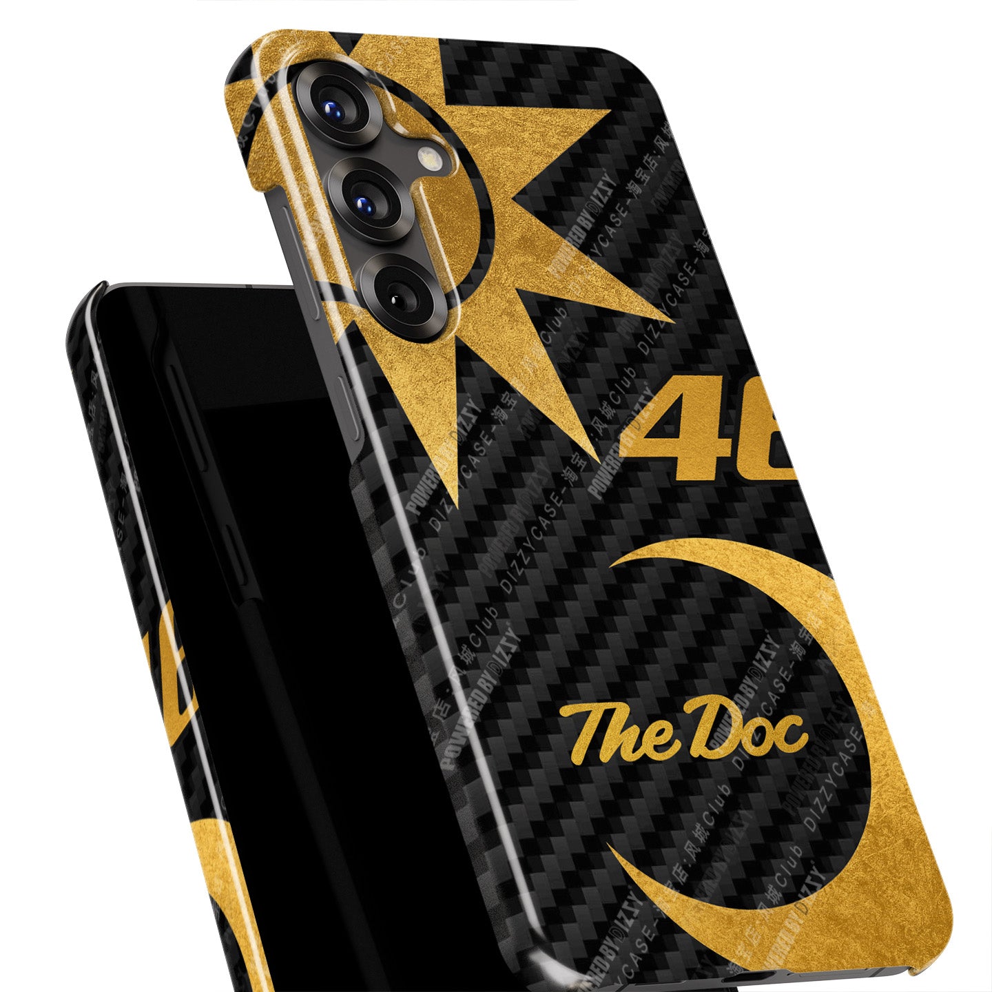Valentino Rossi Anniversario Gold Carbon Phone Case – The Doctor Edition for Samsung