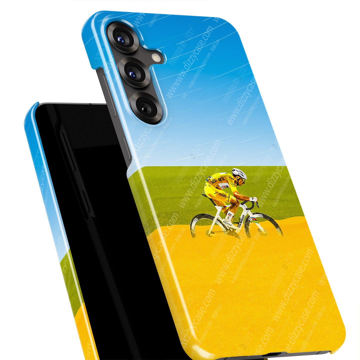 Tadej Pogačar “Solo in Yellow” Phone Case – Tour de France 2025 Edition for Samsung Galaxy