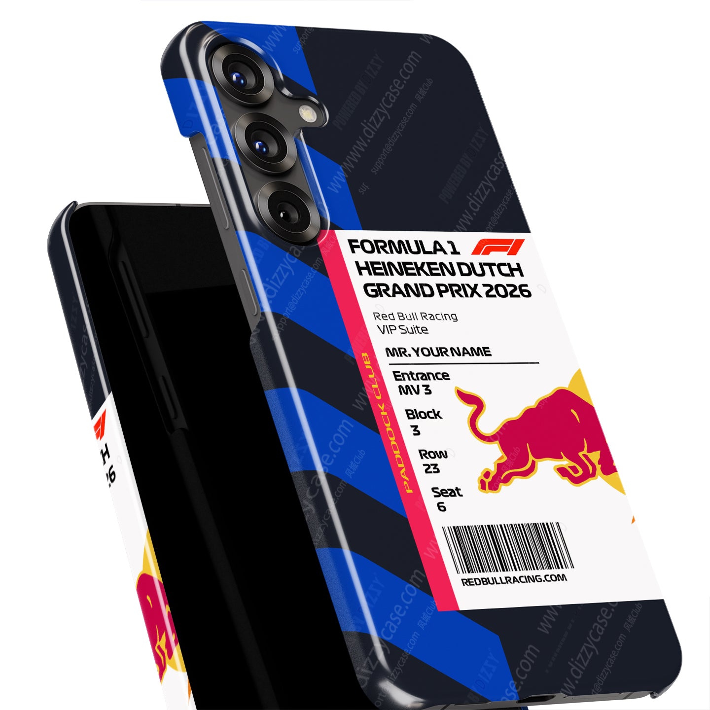 Custom Red Bull VIP Pass Samsung Galaxy Case
