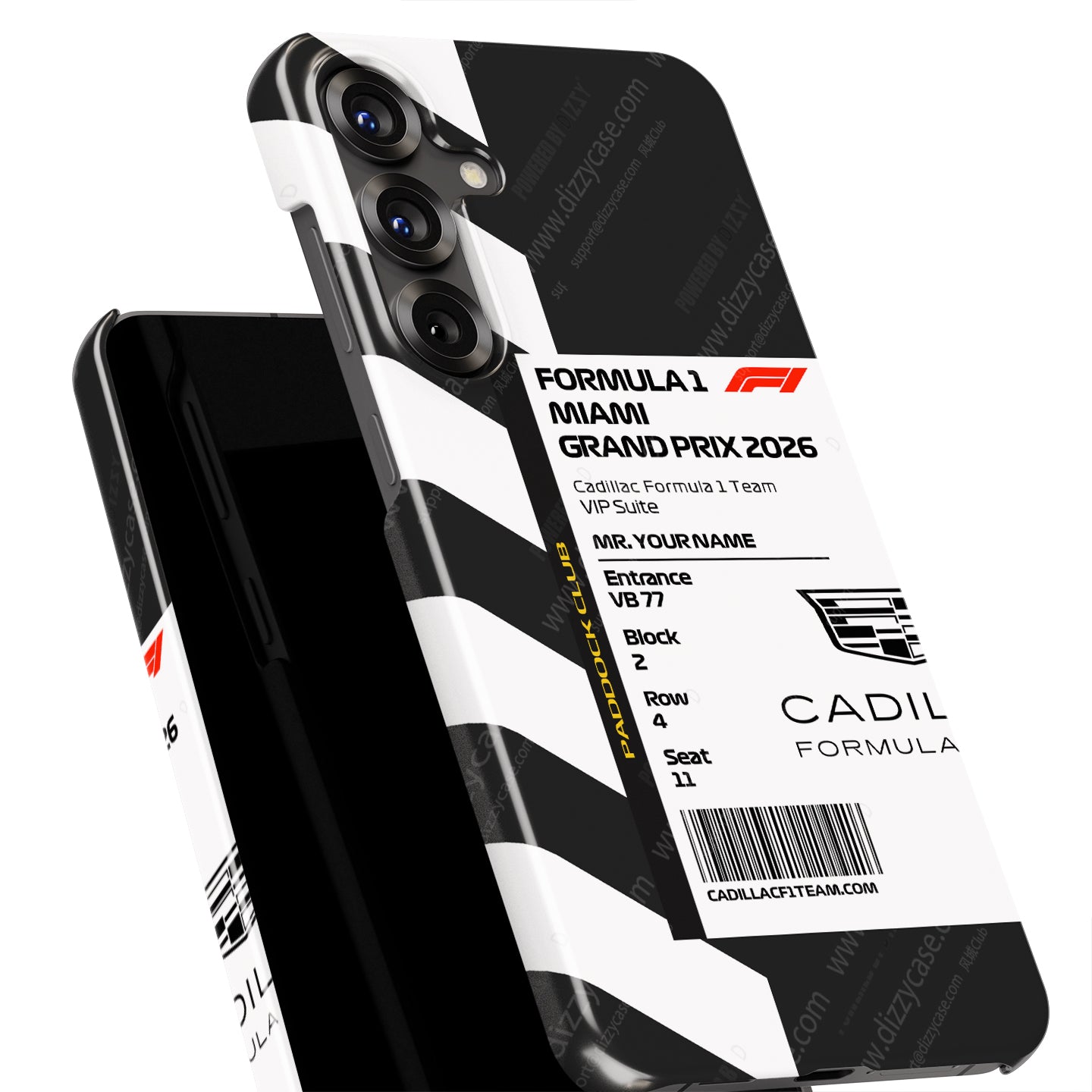 Custom Cadillac VIP Pass Samsung Galaxy Case