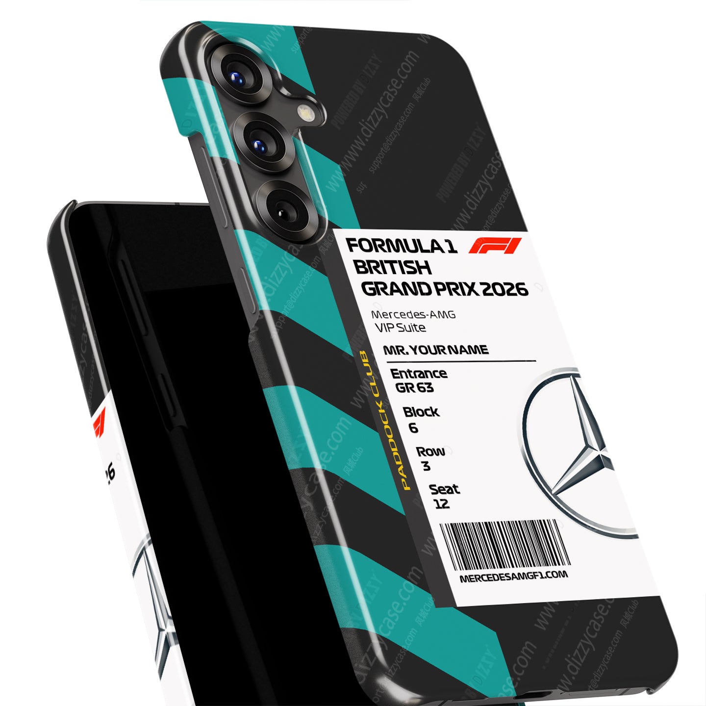 Custom Mercedes VIP Pass Samsung Galaxy Case