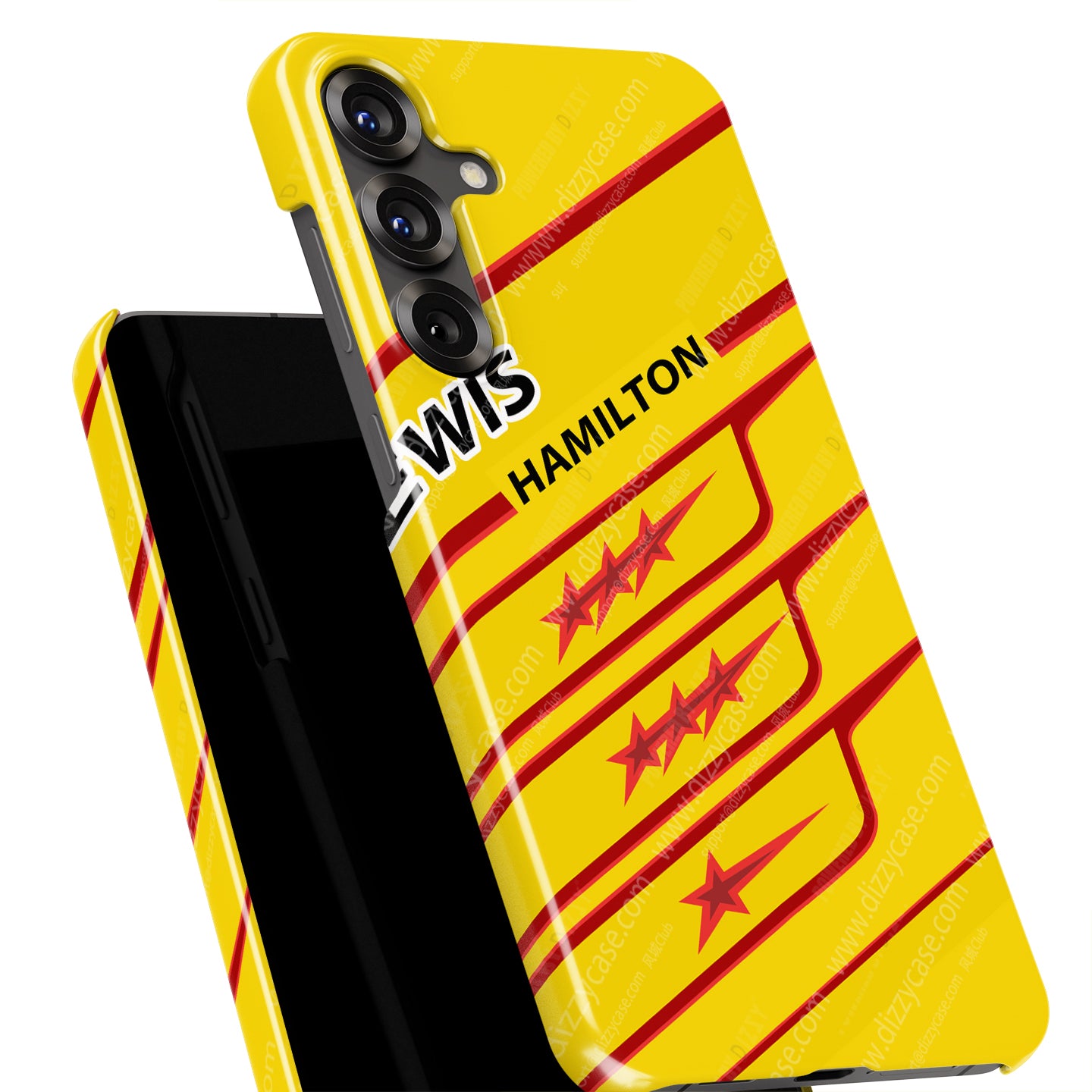 Lewis Hamilton 2025 Ferrari Helmet Phone Case – LH44 First Season Edition (Samsung Galaxy)