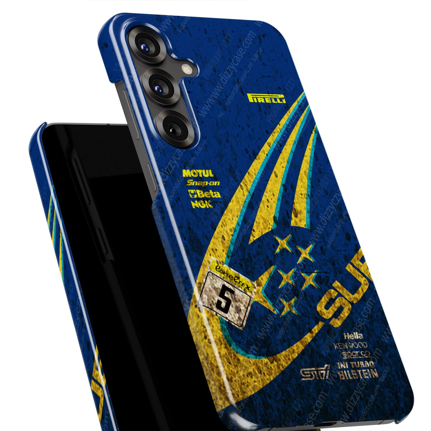 2001 Subaru Impreza S7 WRC Mud Livery Phone Case - Rally Heritage