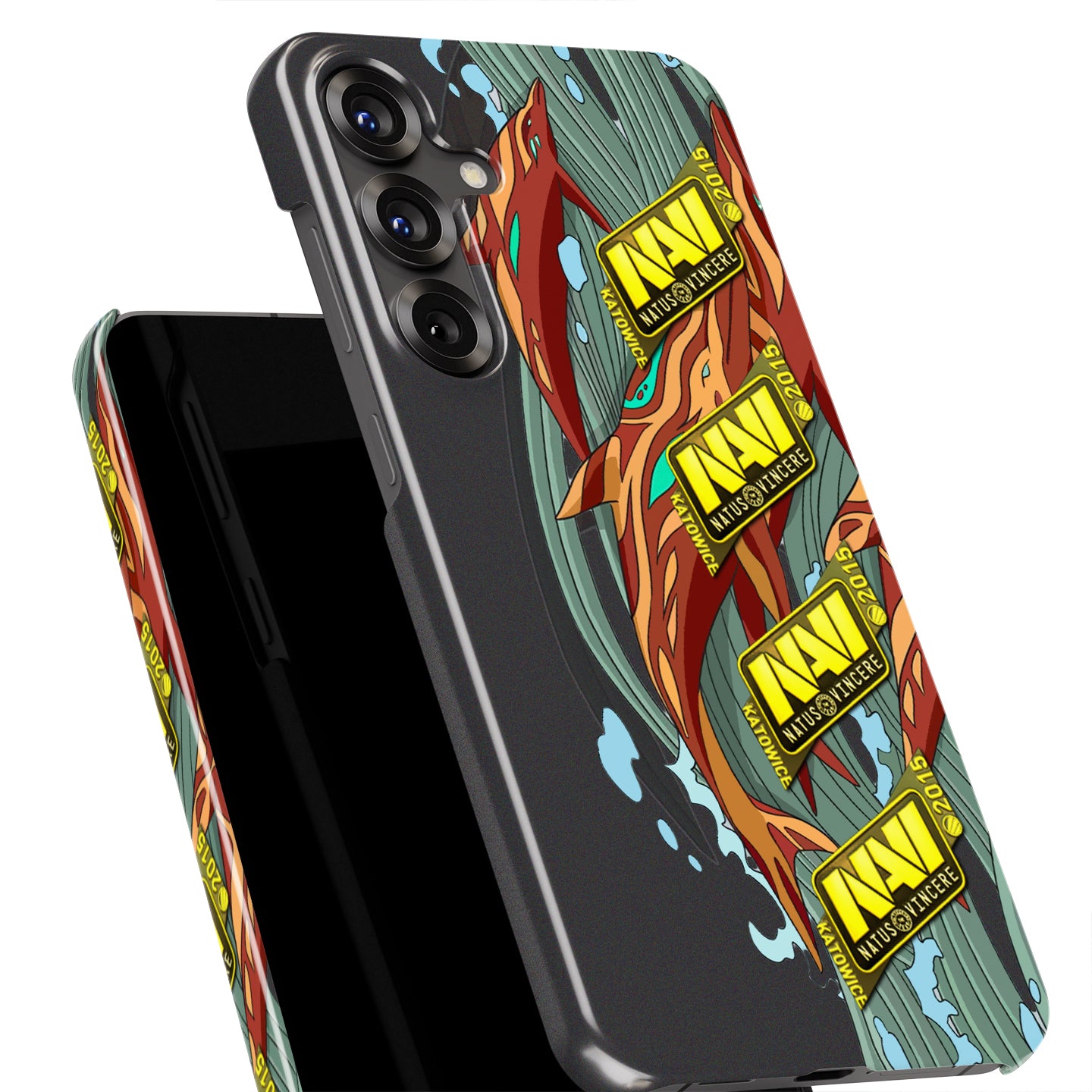 CS AK-47 | Aquamarine Revenge with 4x Natus Vincere Katowice 2015 Stickers - Samsung Models