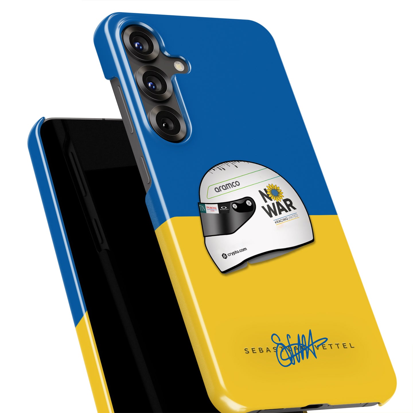 Sebastian Vettel 2022 "No War" Helmet Case - Samsung Galaxy Series | DIZZY CASE