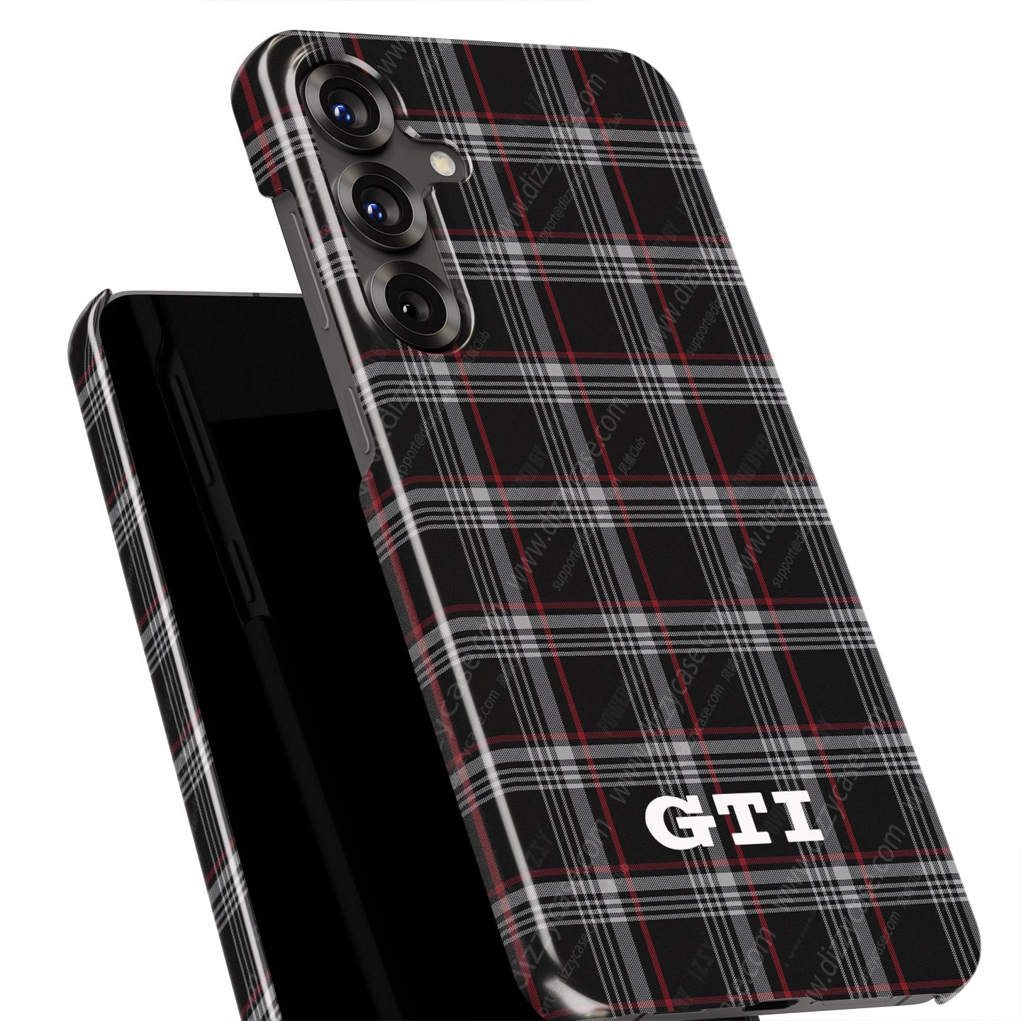 Iconic VW Golf GTI Seat Tartan Phone Case