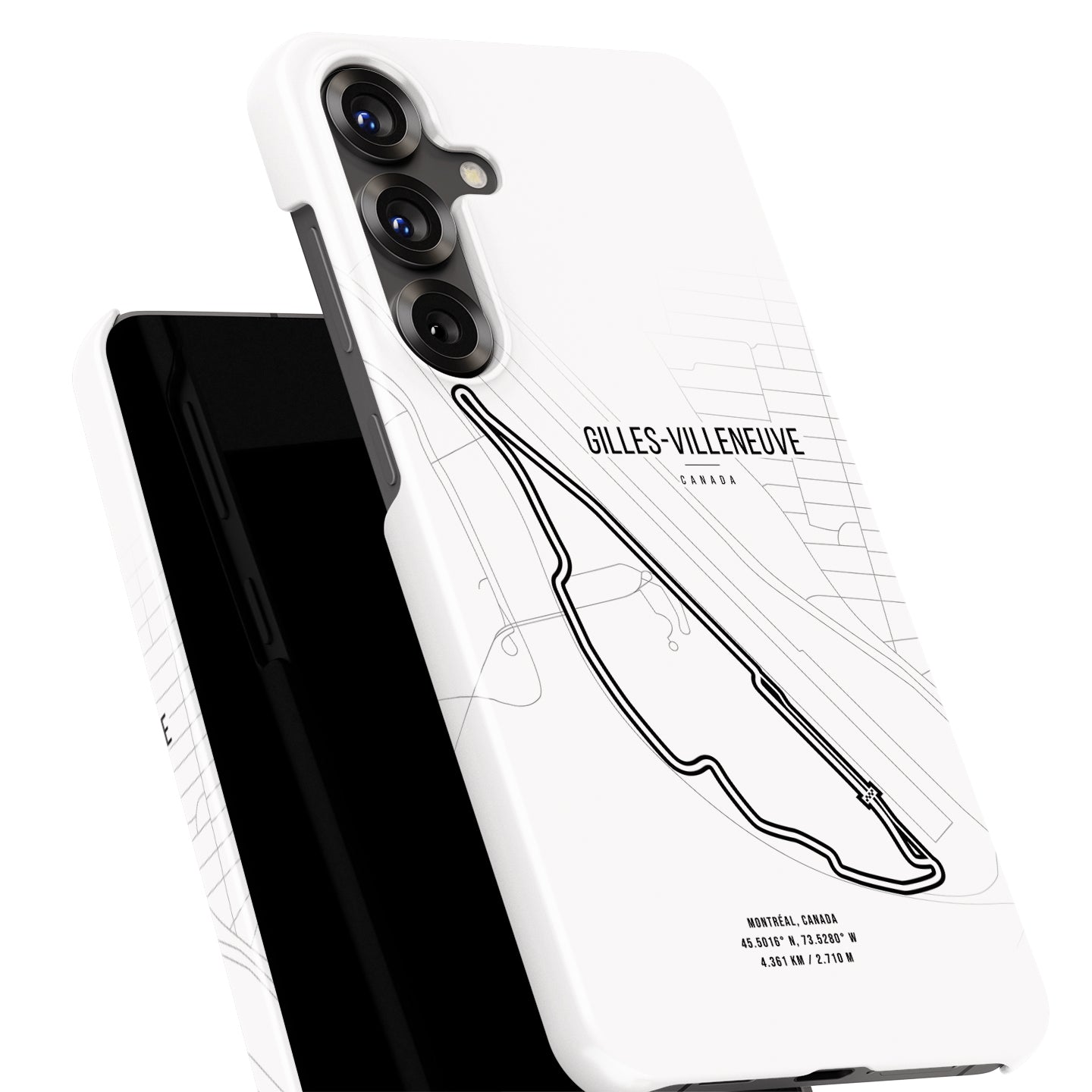 Gilles Villeneuve Montreal F1 Track Grand Prix Map - Samsung Phone Case | DIZZY CASE
