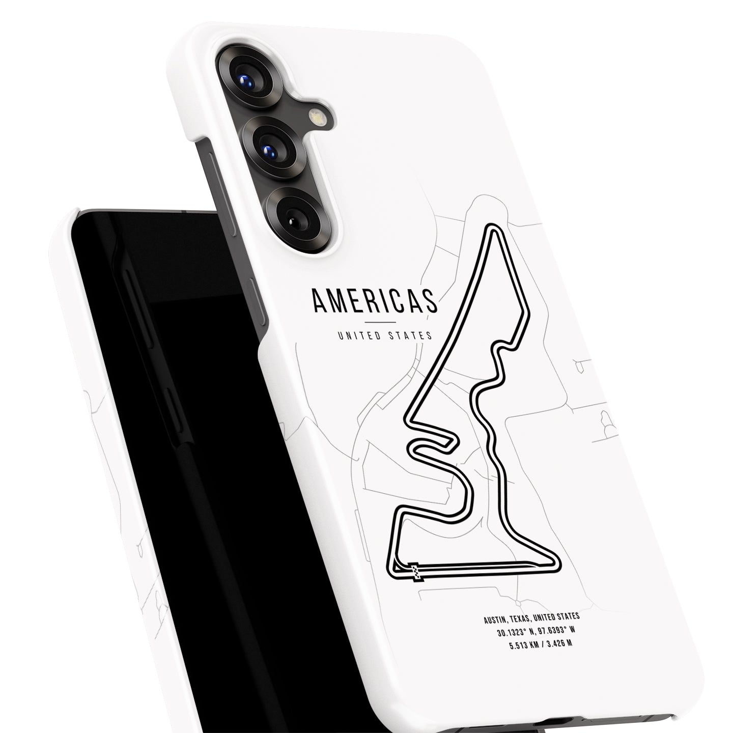 Circuit of the Americas F1 Track Map - Samsung Phone Case | DIZZY CASE
