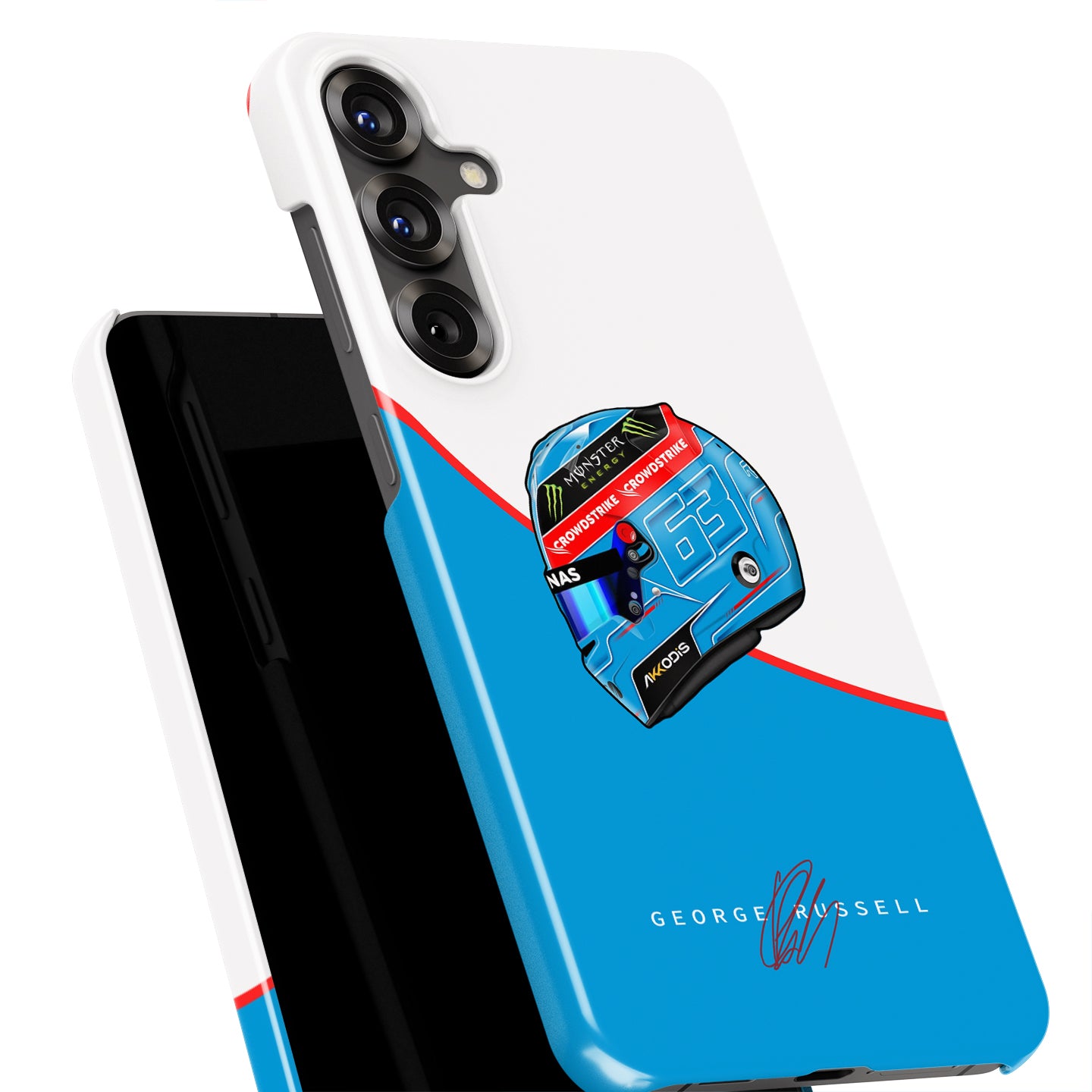 Samsung Galaxy Case Featuring Russell’s 2023 Helmet Livery | DIZZY CASE