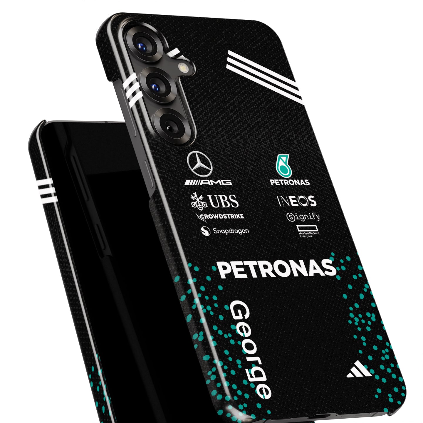 George Russell 2025 Mercedes F1 Race Suit Phone Case – AMG Petronas Edition (Samsung Galaxy) | DIZZY CASE
