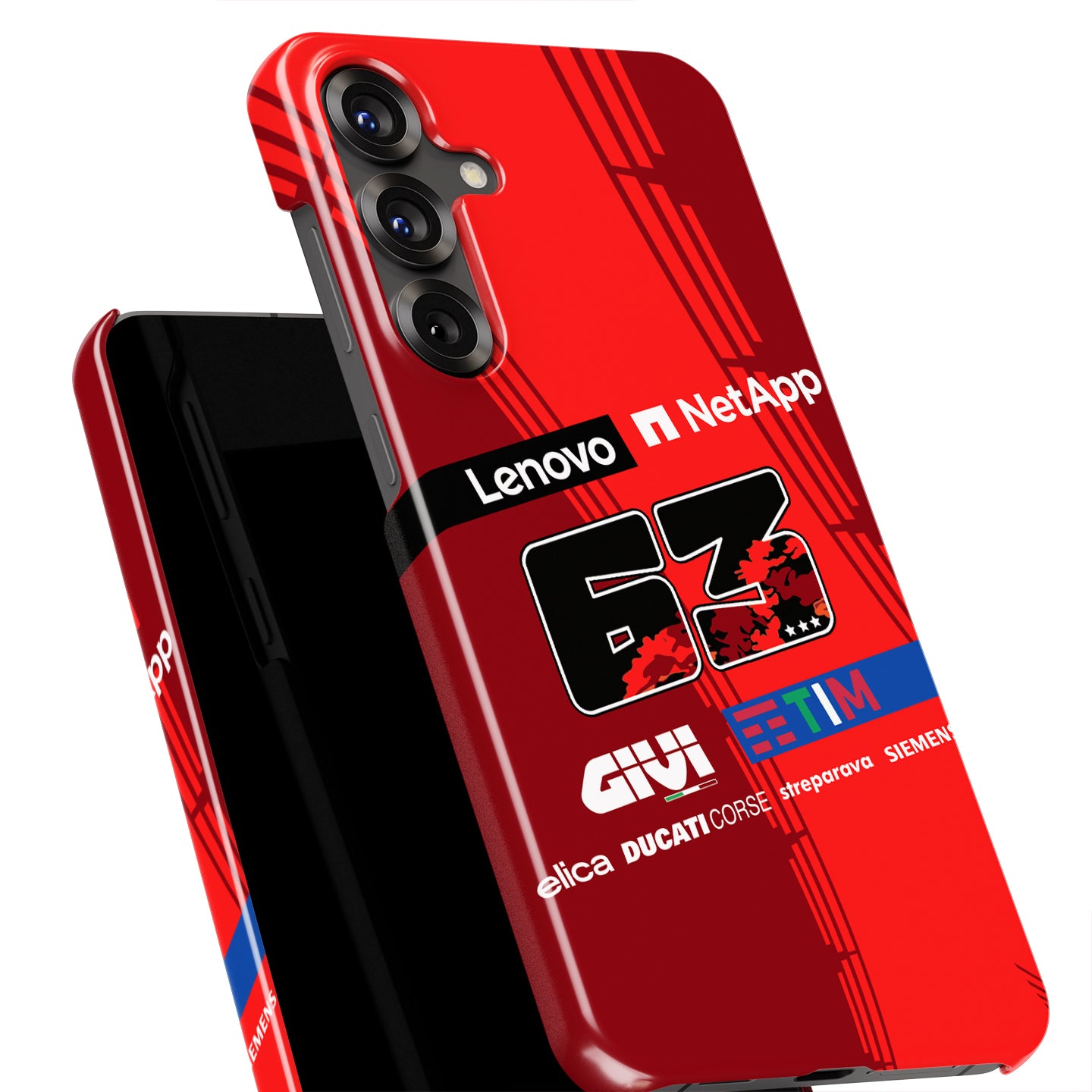 Francesco Bagnaia MotoGP Ducati Phone Case – #63 Racing Livery Tribute for Samsung Galaxy | DIZZY CASE
