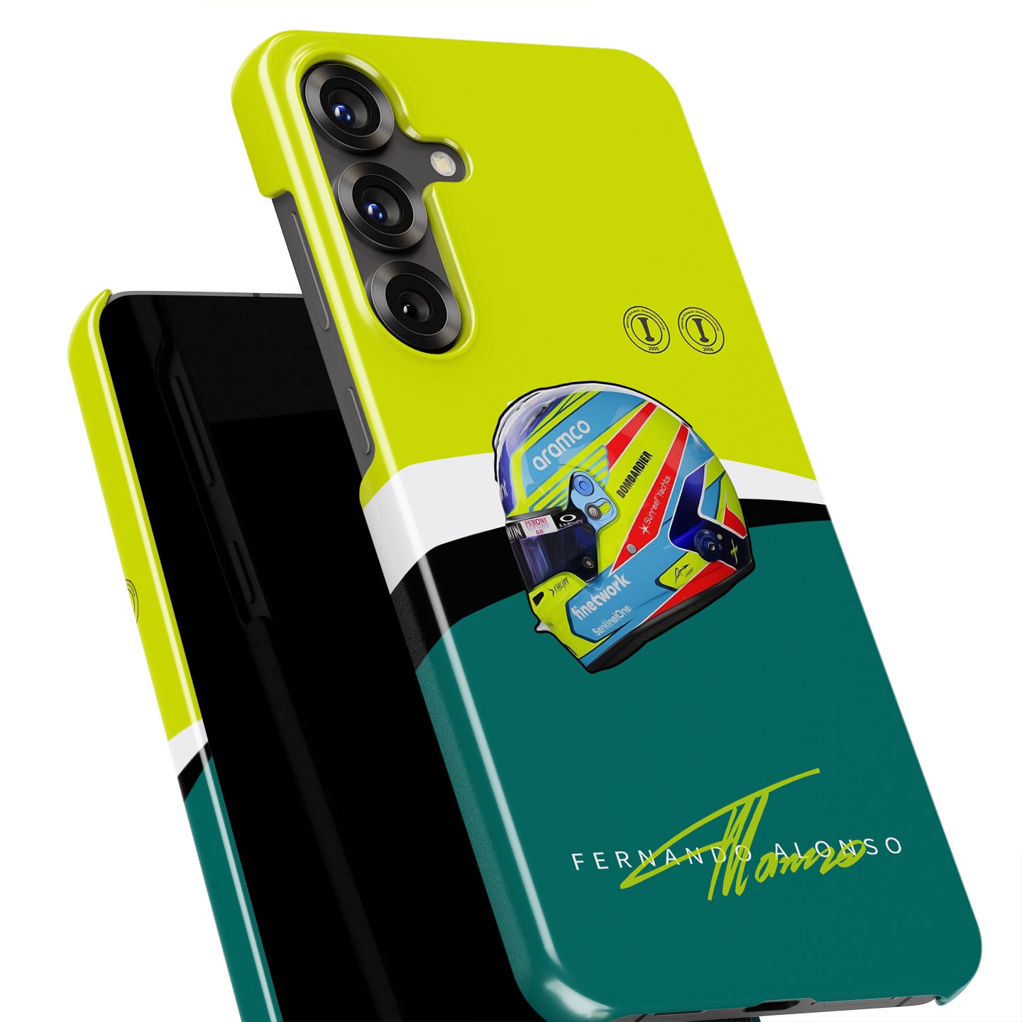 Alonso F1 Helmet Livery Case for Galaxy | DIZZY CASE