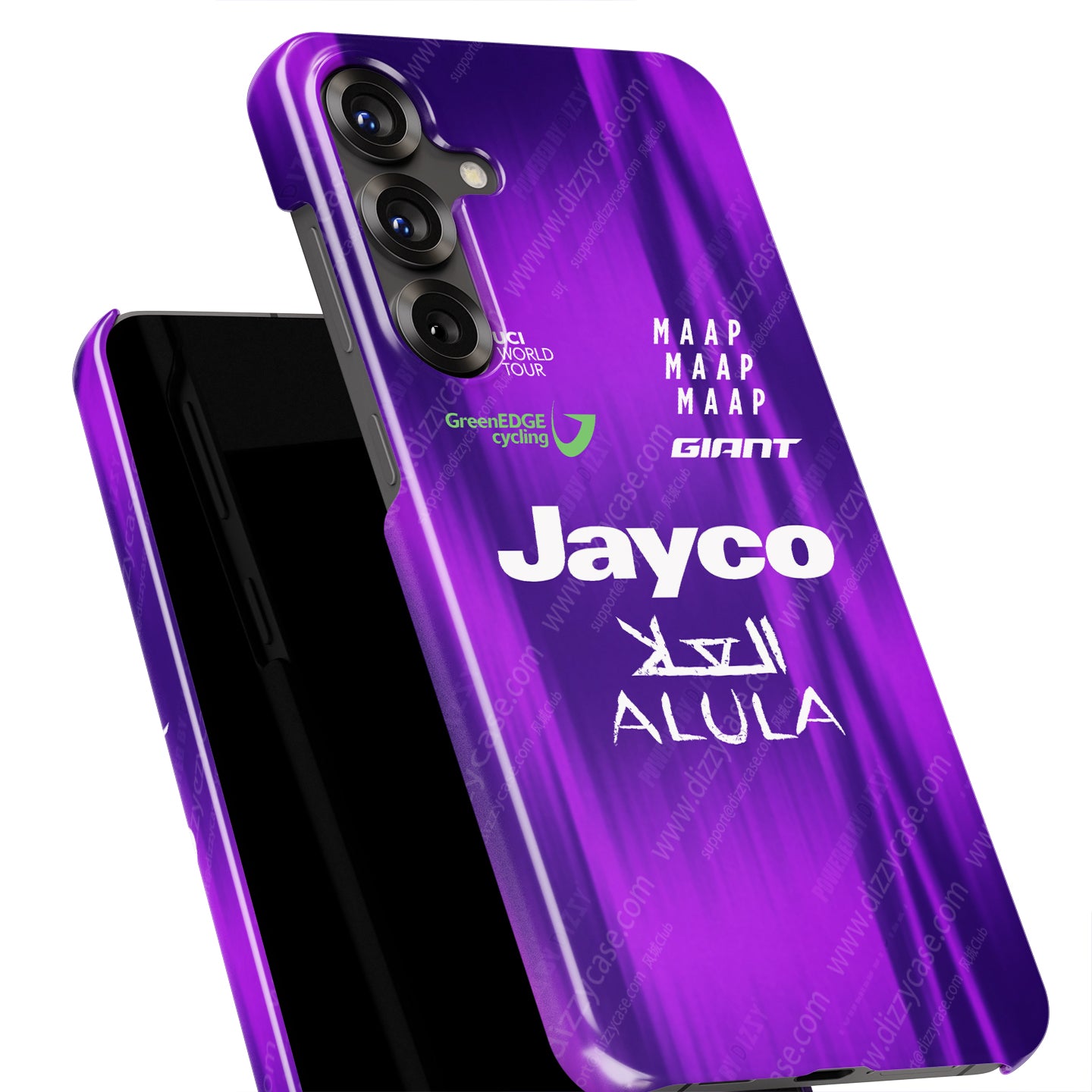 Team Jayco AlUla 2025 Jersey Phone Case – Ride the Purple Velocity (Samsung Galaxy)
