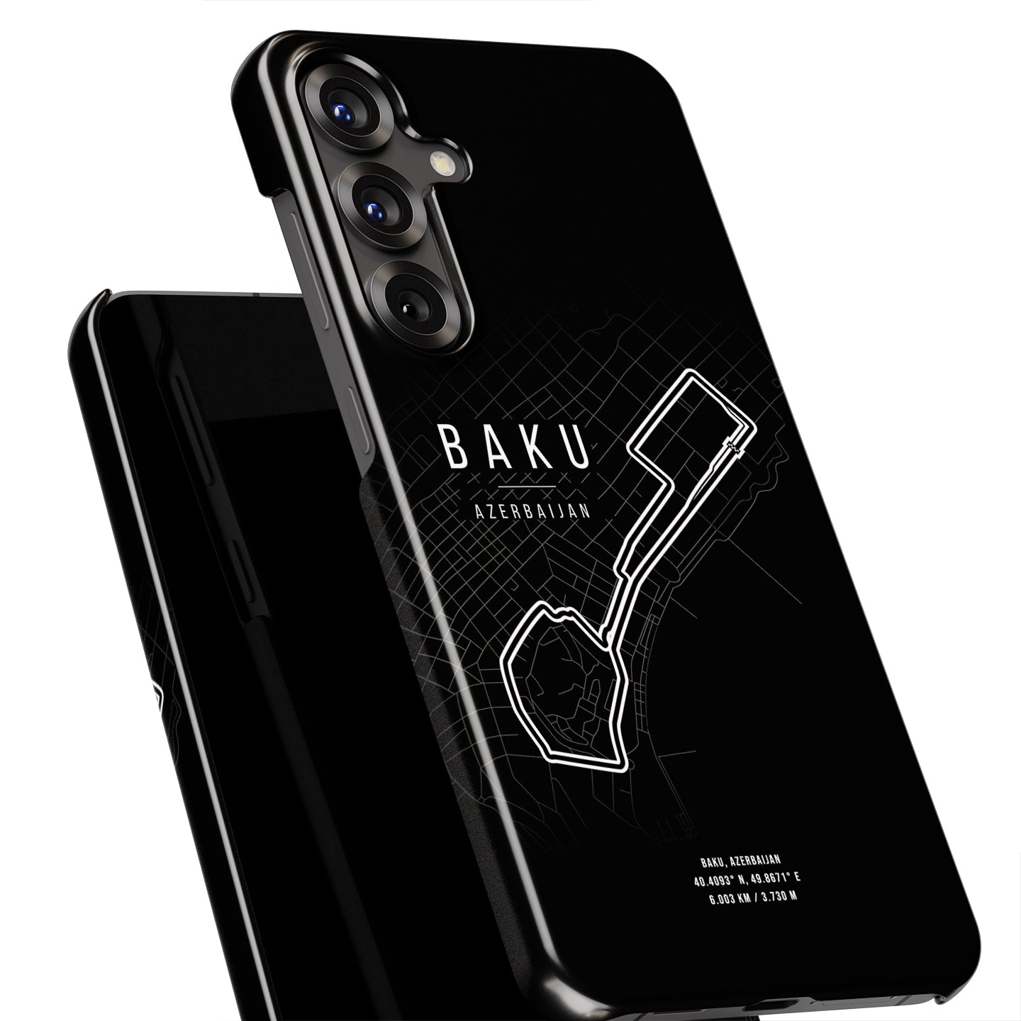 Bold Racing Design - Baku F1 Track Map Samsung Case | DIZZY CASE