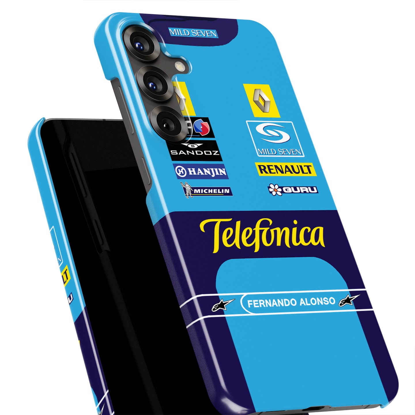 Fernando Alonso Renault 2004 Galaxy Case – Legendary F1 Design | DIZZY CASE