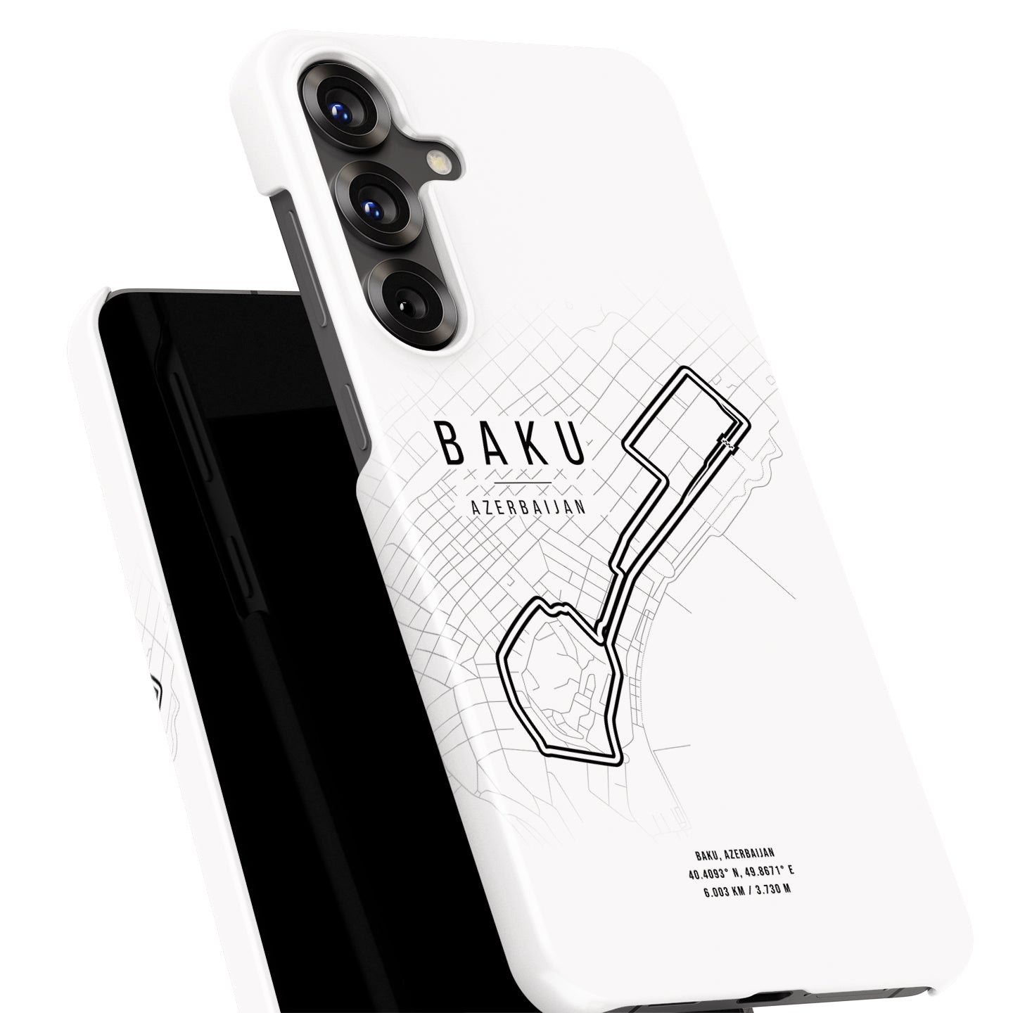 Azerbaijan GP Baku Map Snap Case for Samsung Galaxy | DIZZY CASE