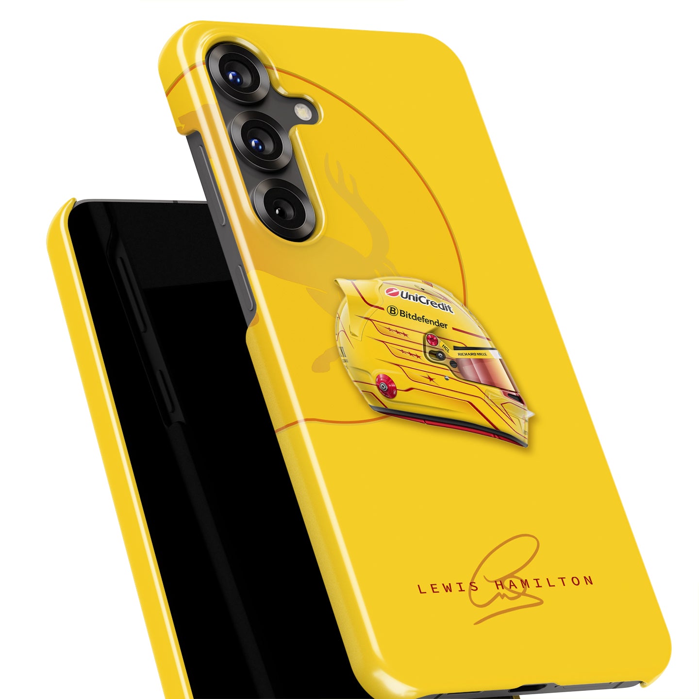 Lewis Hamilton 2025 F1 Helmet Livery Phone Case – LH44 Edition (Samsung Galaxy) | DIZZY CASE