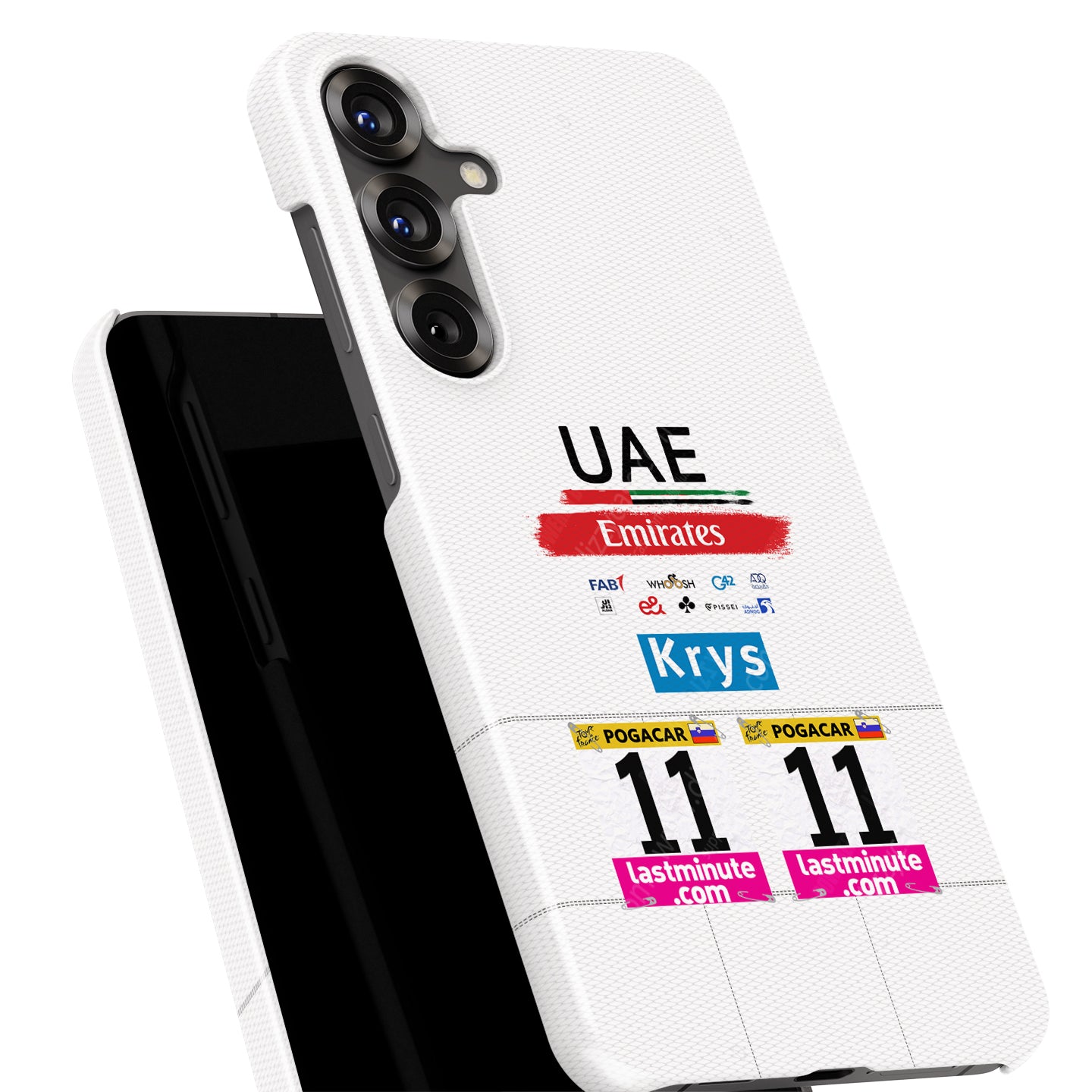 Bold Protection with Tadej Pogačar’s White Jersey Design | DIZZY CASE