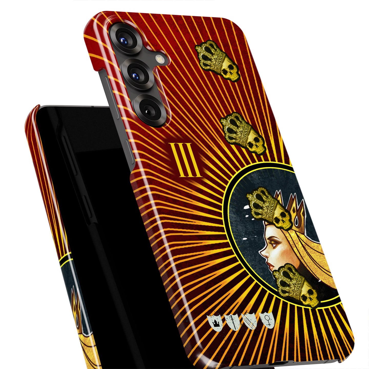 CSGO/CS2 AK-47 | The Empress + 4x Sticker | Crown (Foil) Phone Case - Samsung Models