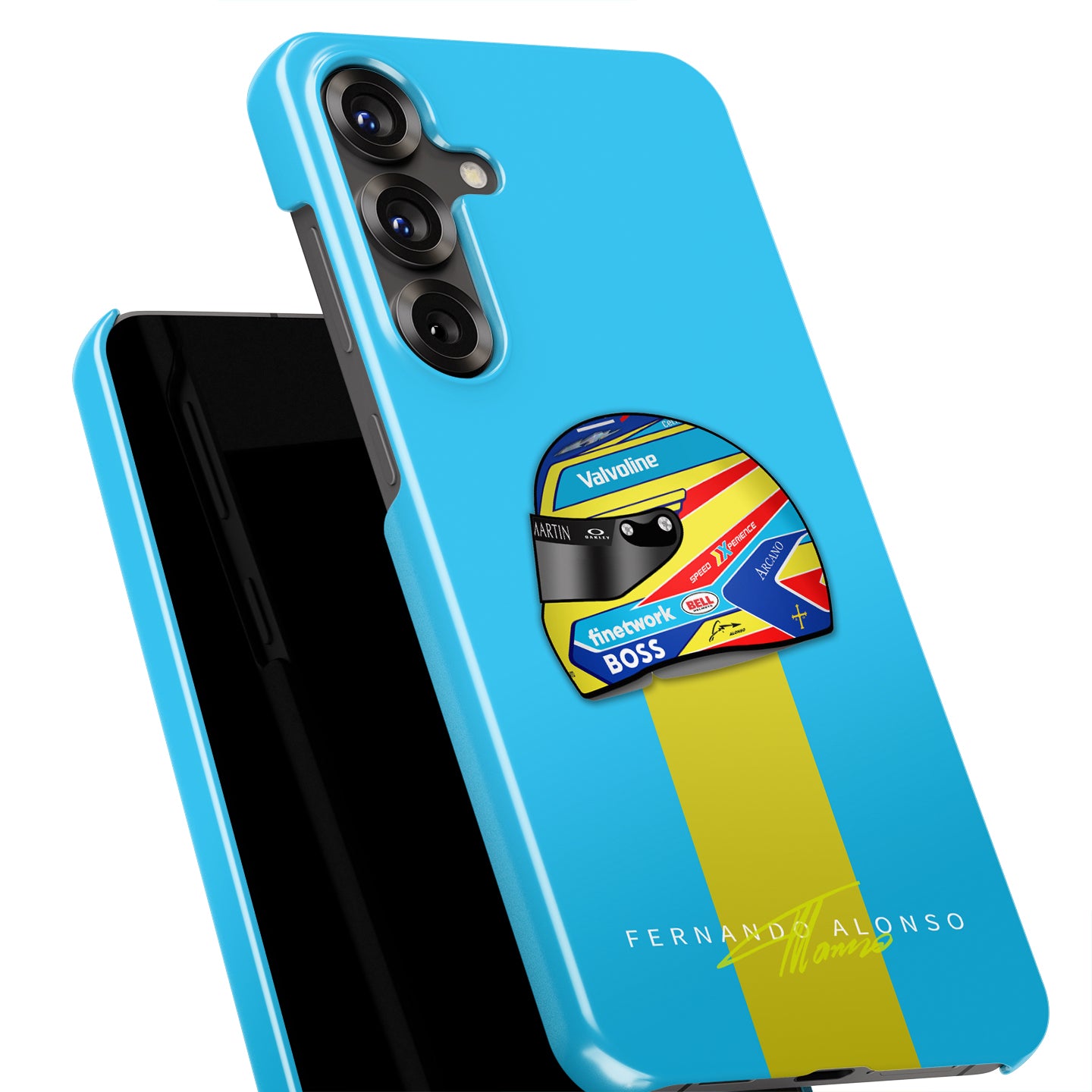 Fernando Alonso 2024 Helmet Design - Samsung Models | DIZZY CASE