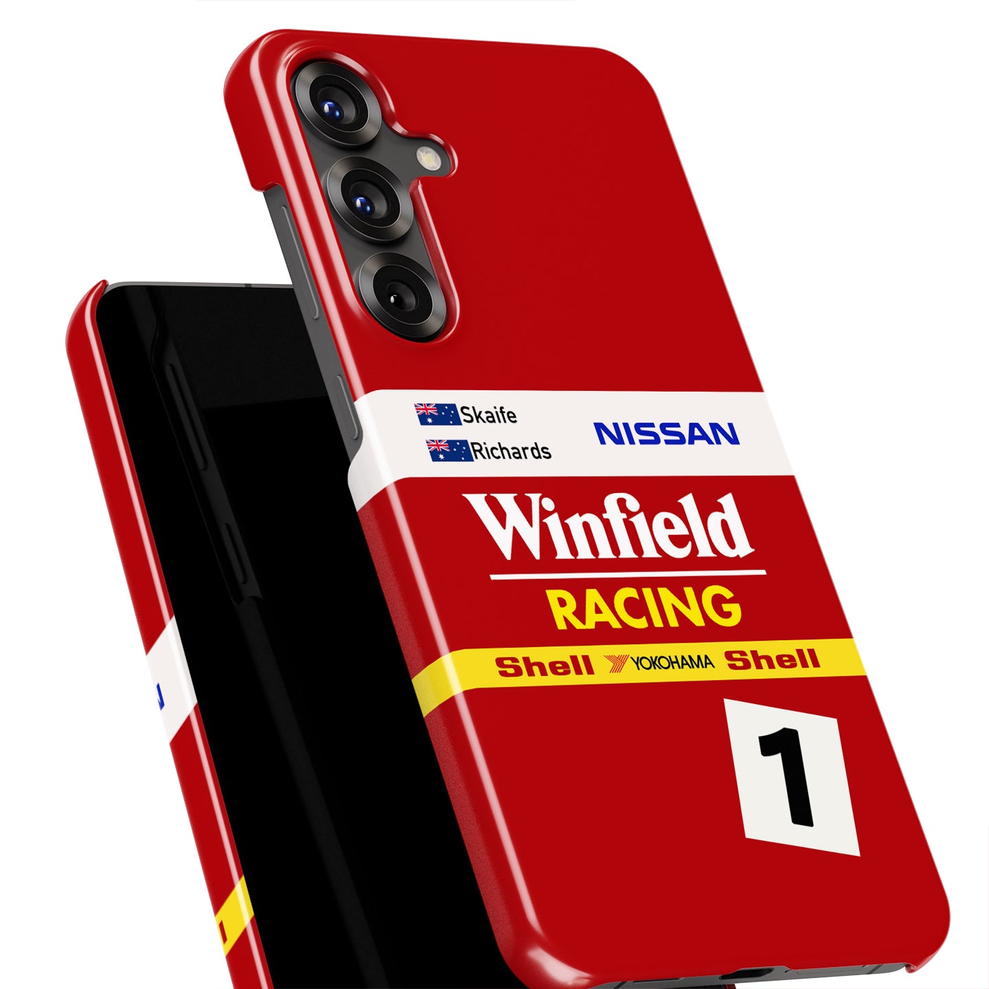 1992 Winfield Racing Nissan GT-R32 Livery Phone Case: Motorsport Style