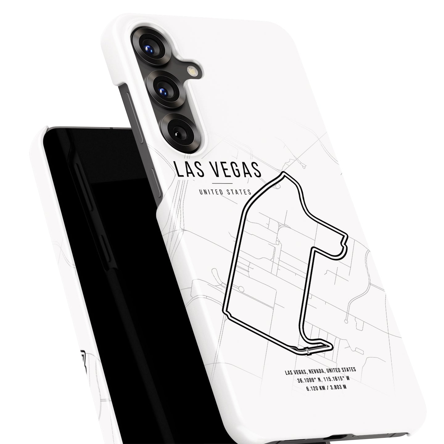 Samsung Case with Las Vegas F1 Circuit Map Design | DIZZY CASE