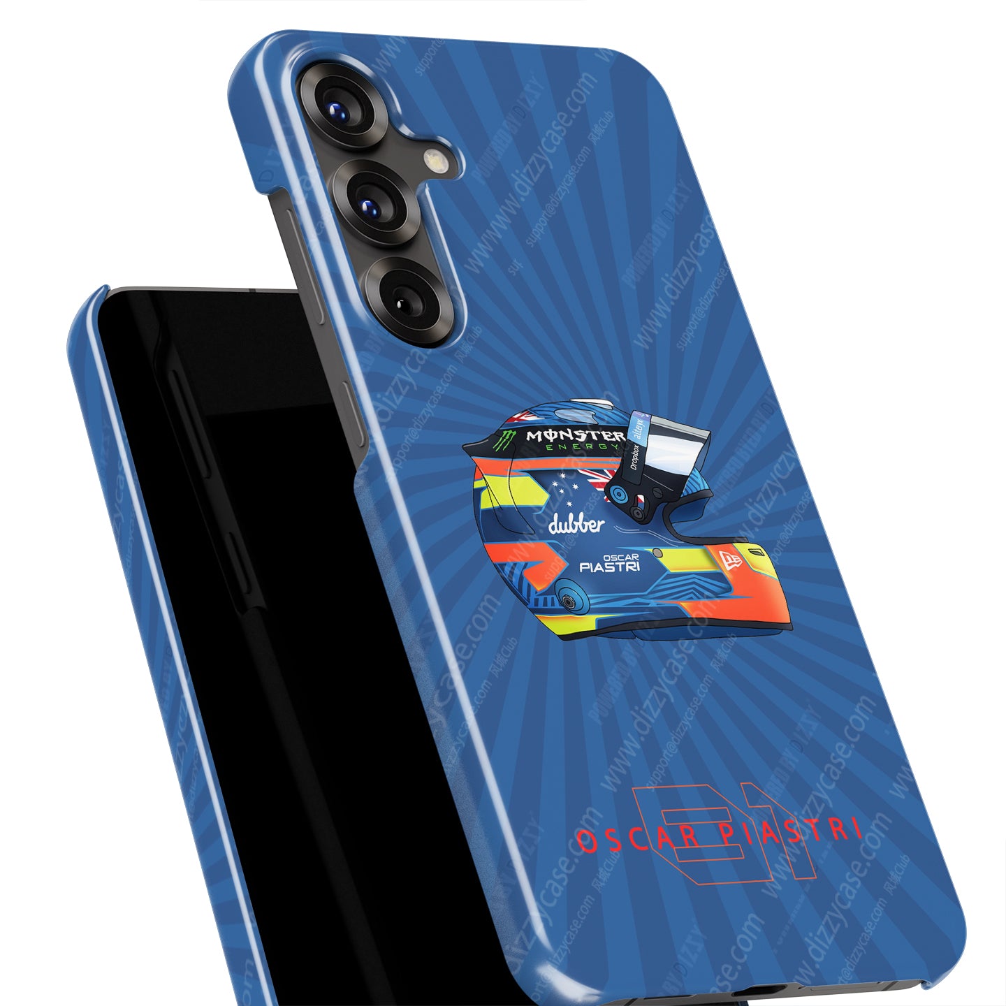 McLaren F1 Oscar Piastri 2024 Helmet Phone Case for Samsung | DIZZY CASE