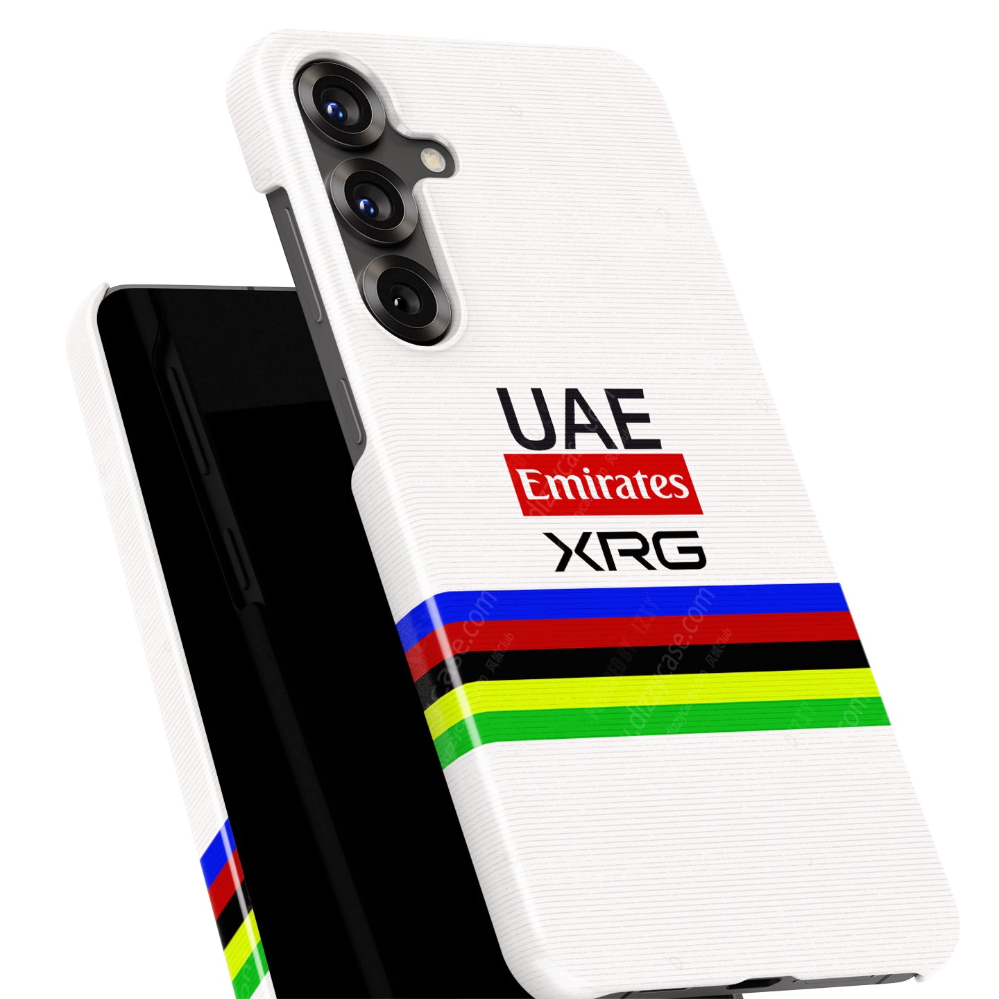 Tadej Pogačar Rainbow Jersey Cycling Phone Case – Samsung Models