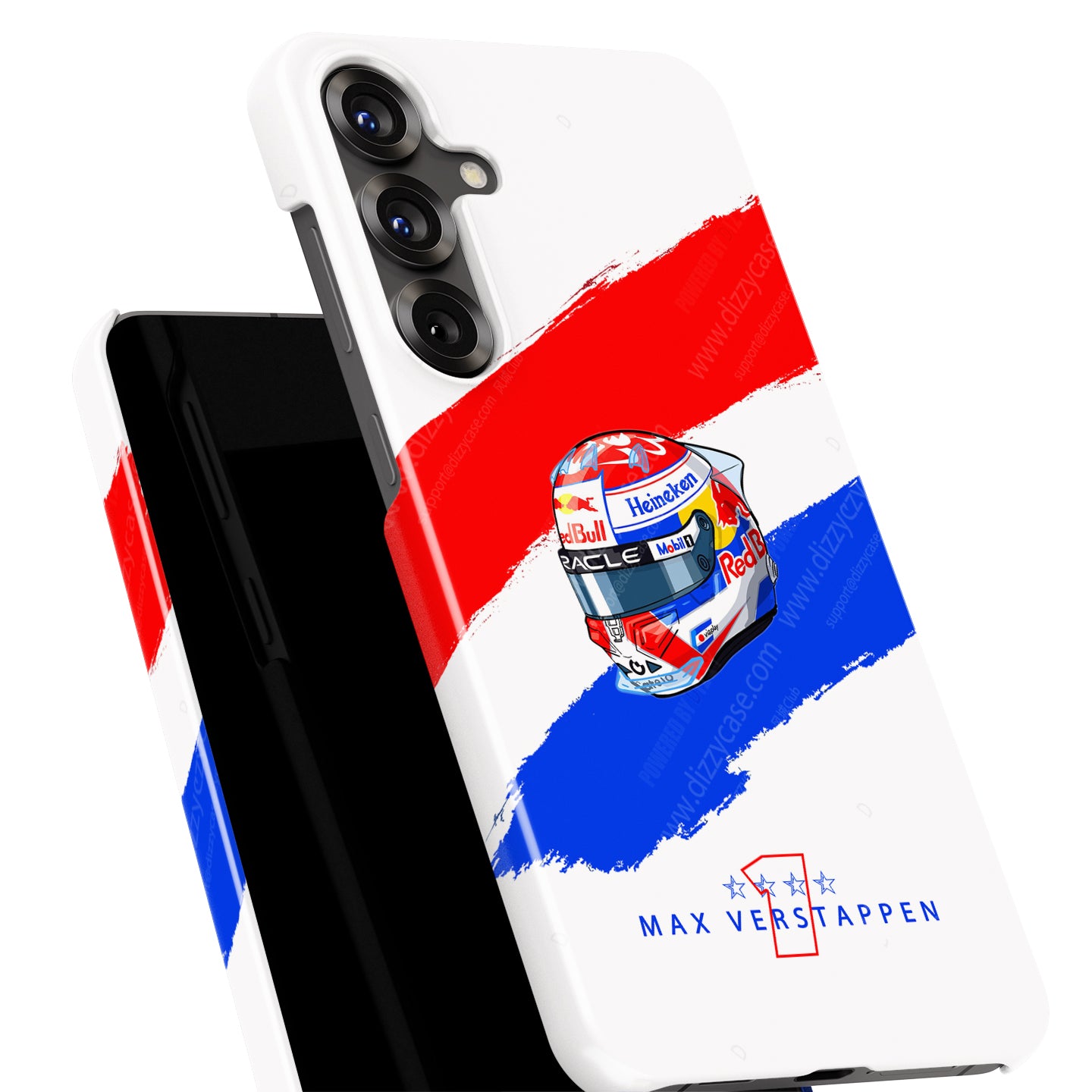 Max Verstappen 2025 Helmet Phone Case – Dutch Heritage F1 Design for Samsung Galaxy | DIZZY CASE