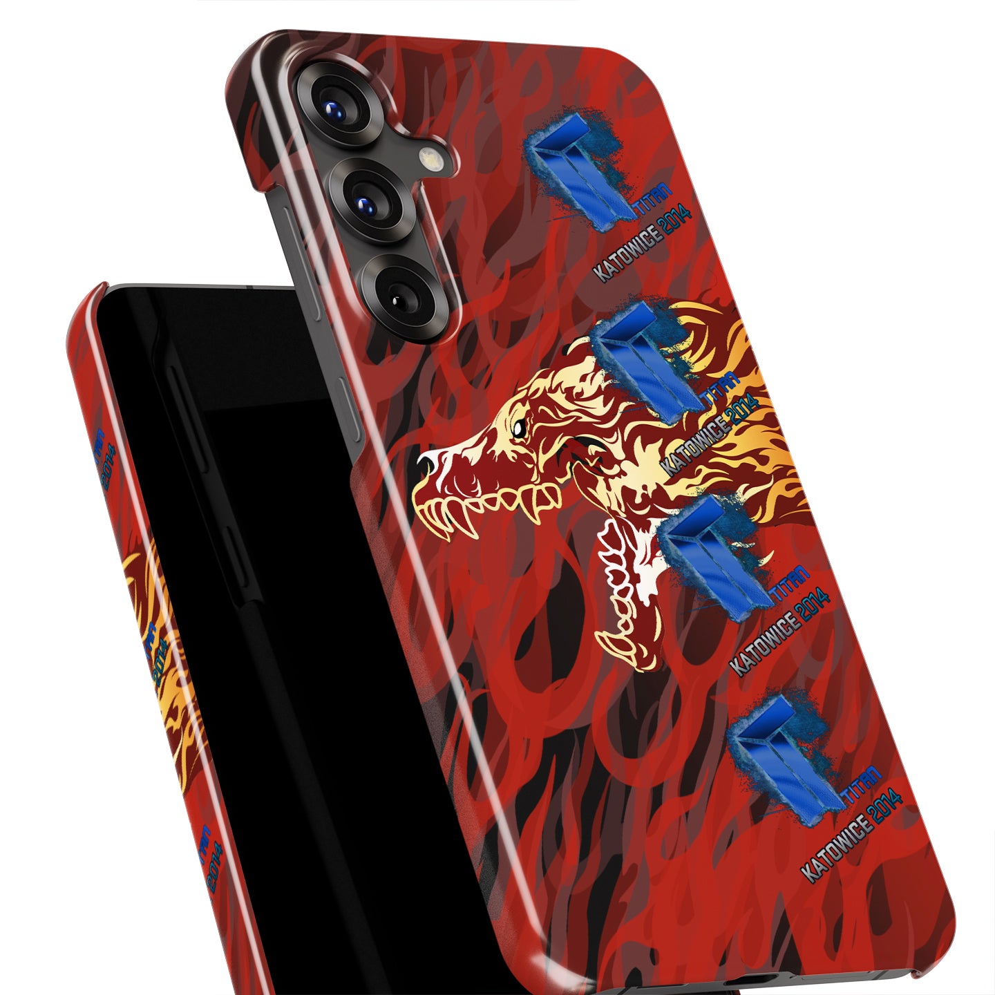 CS2 M4A4 Howl with Titan Holo Sticker Phone Case – Katowice 2014 Edition (For Samsung Galaxy)