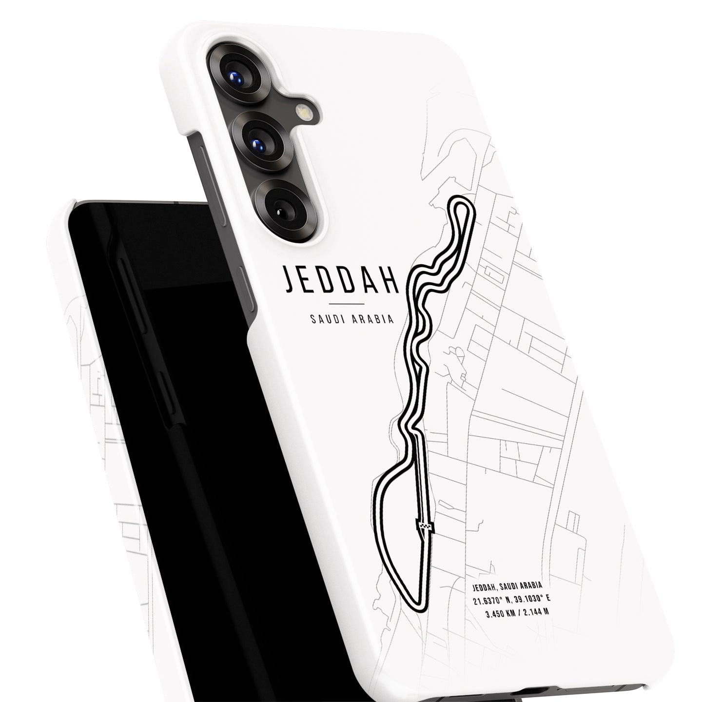 Jeddah F1 Track Map Grand Prix - Samsung Phone Case | DIZZY CASE