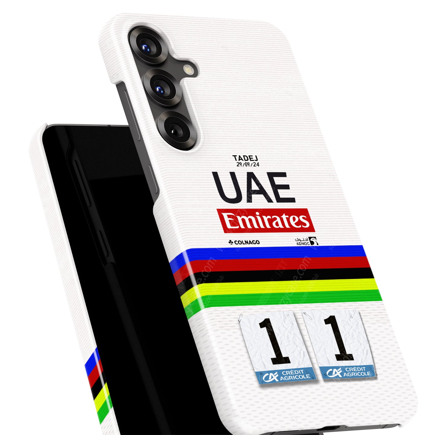 Tadej Pogačar Rainbow Jersey Tour of Lombardy Phone Case – Samsung Models