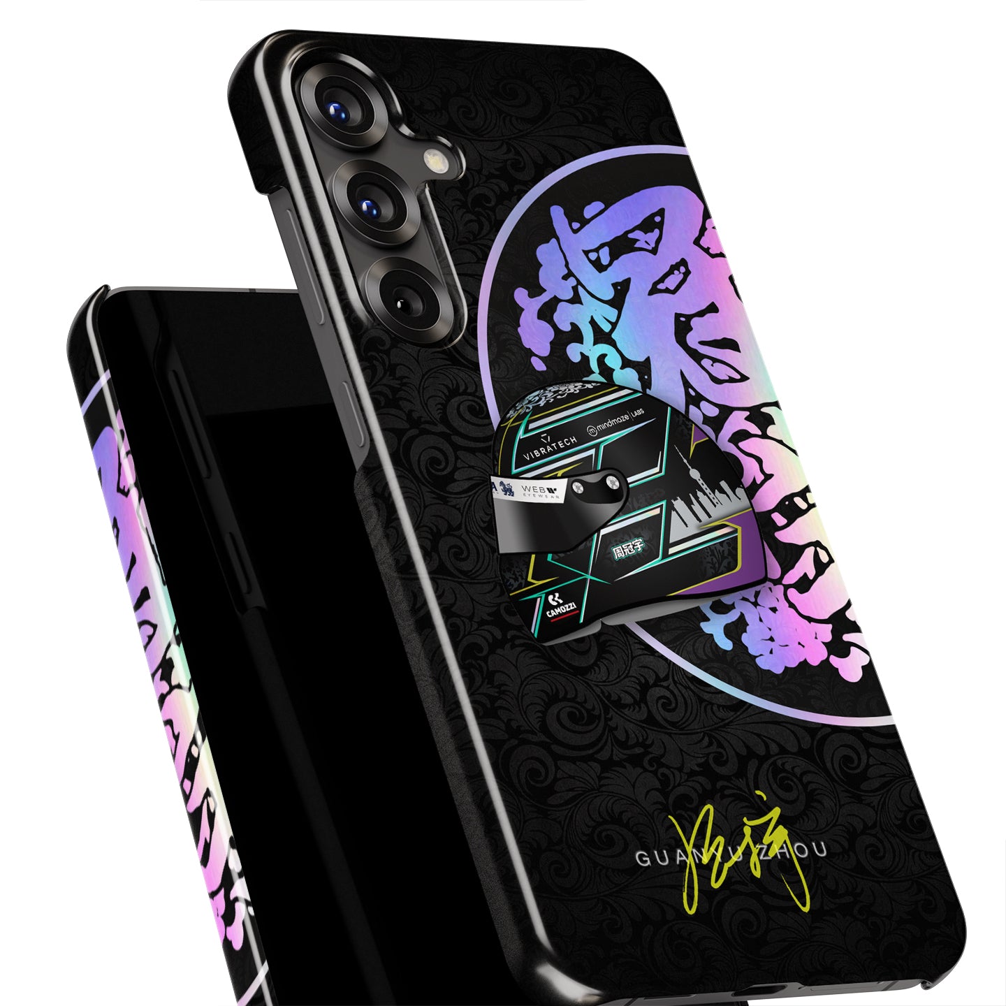 F1 2024 Iconic Zhou Helmet Design Samsung Galaxy Case | DIZZY CASE