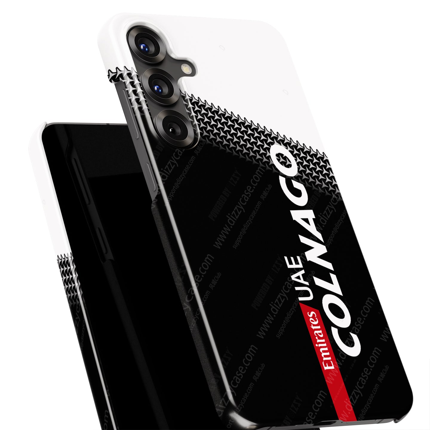 Colnago Y1RS Team Edition Phone Case – UAE 2025 Black & White Graphic (for Samsung) | DIZZY CASE