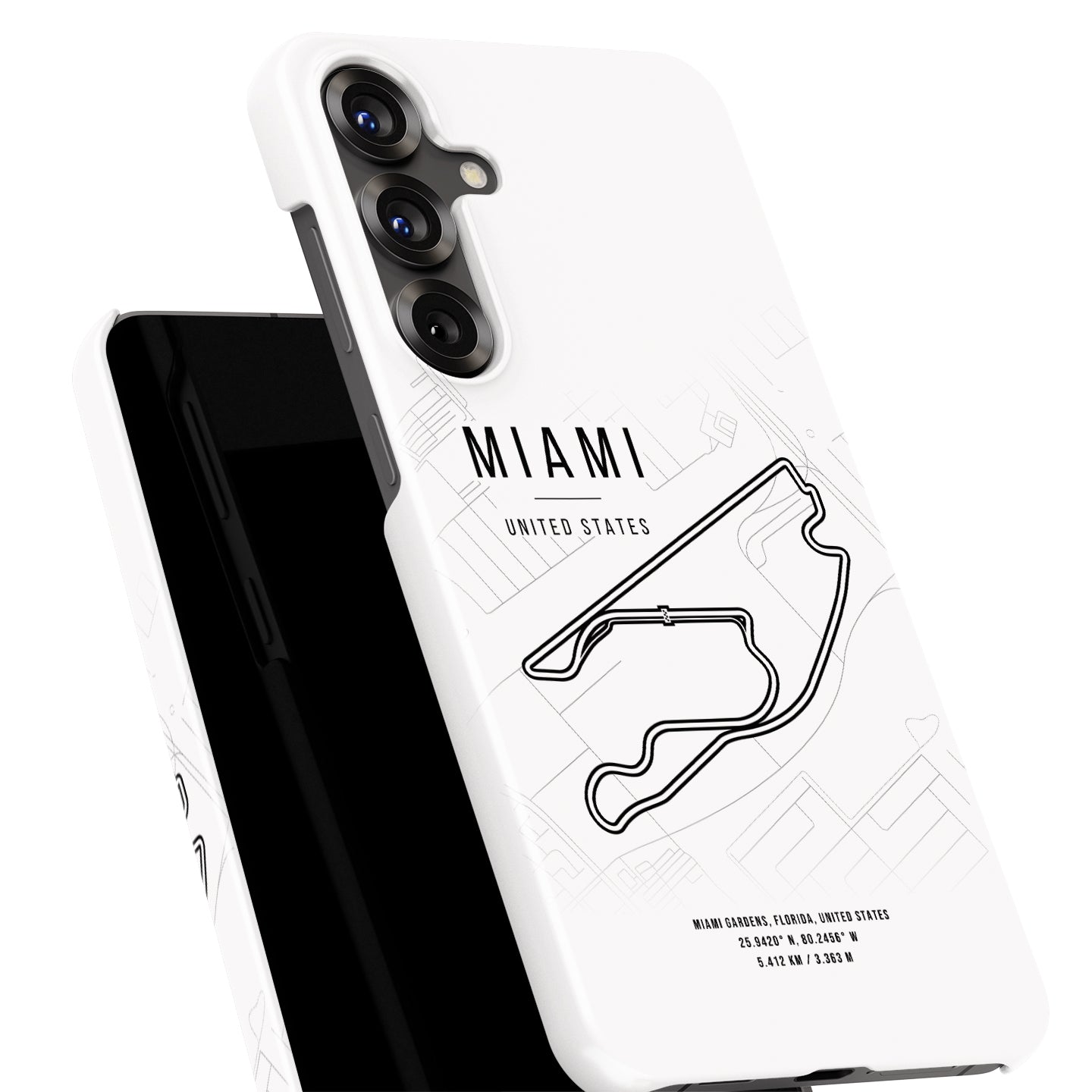 Miami F1 Samsung Case – Track Map of the Iconic Miami Circuit | DIZZY CASE