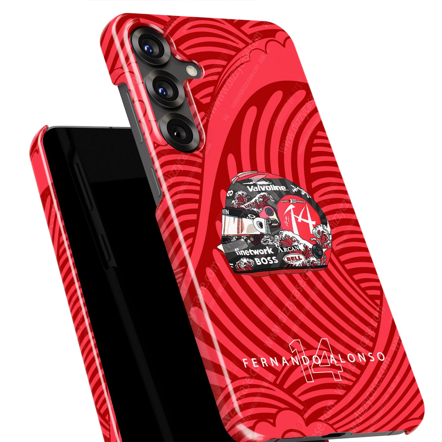 Fernando Alonso 2024 Japanese Grand Prix Helmet Case – For Samsung Phones | DIZZY CASE