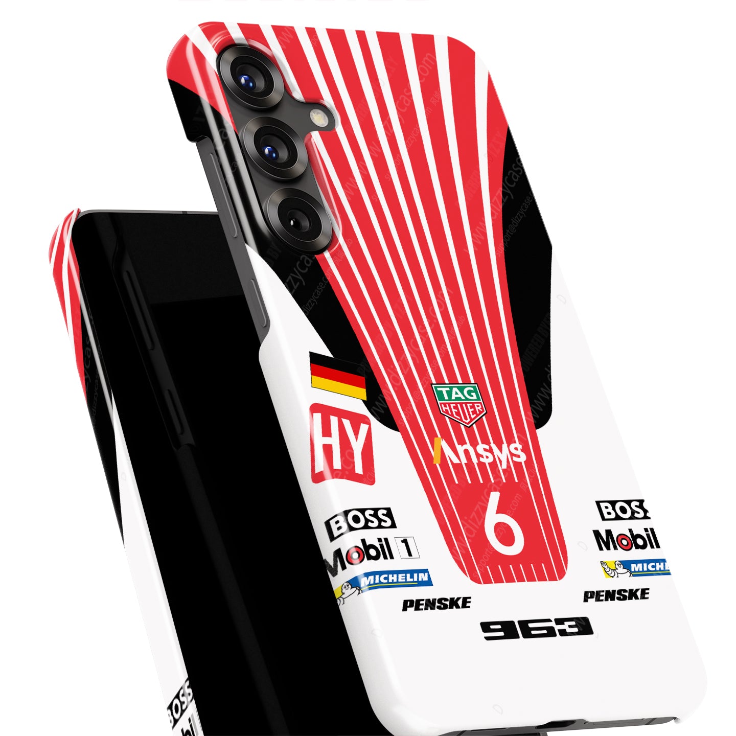 Porsche 963 LMDh No.6 Phone Case: Bold Racing Style & Protection