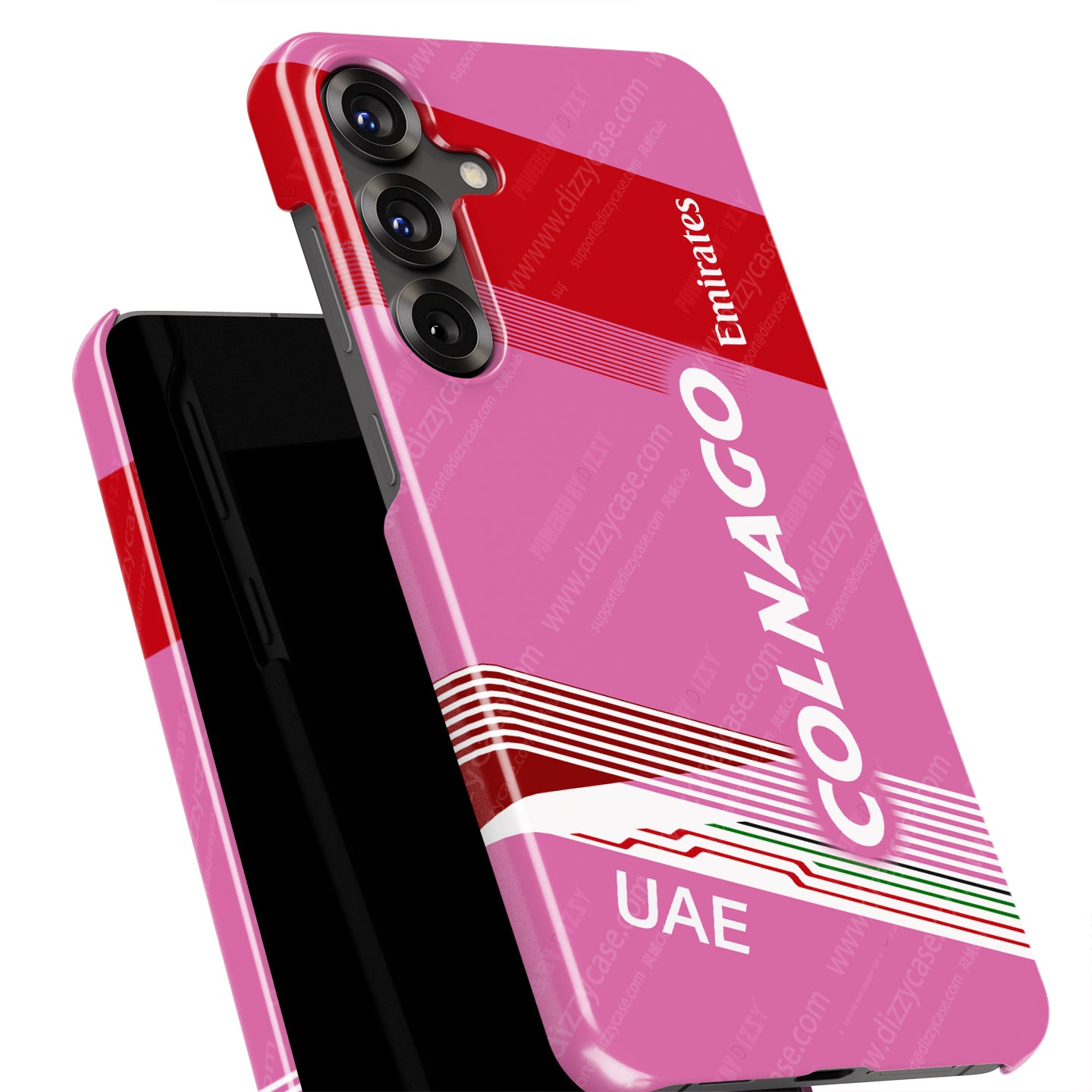 Tadej Pogačar 2024 Giro d’Italia Pink Bike Livery Phone Case – Colnago V4Rs Tribute (for Samsung) | DIZZY CASE