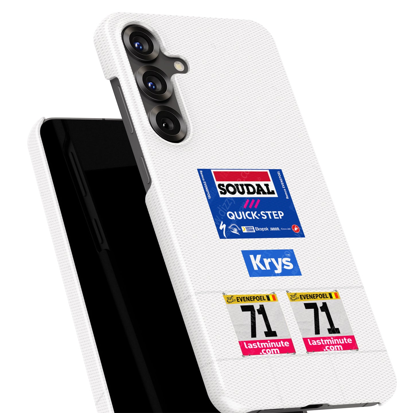 Remco Evenepoel White Jersey Phone Case: Style Meets Protection | DIZZY CASE