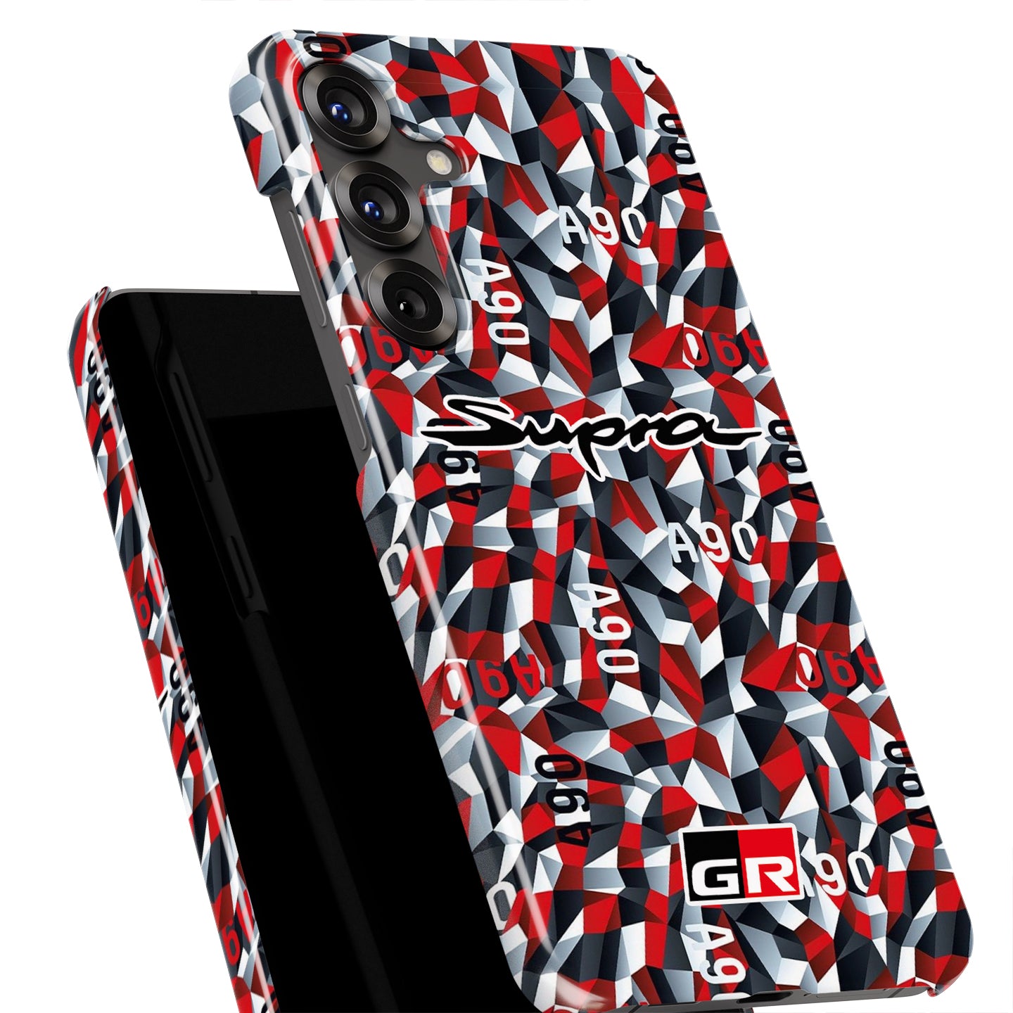 TOYOTA Supra A90 Prototype Livery Phone Case: Bold Racing Style & Protection
