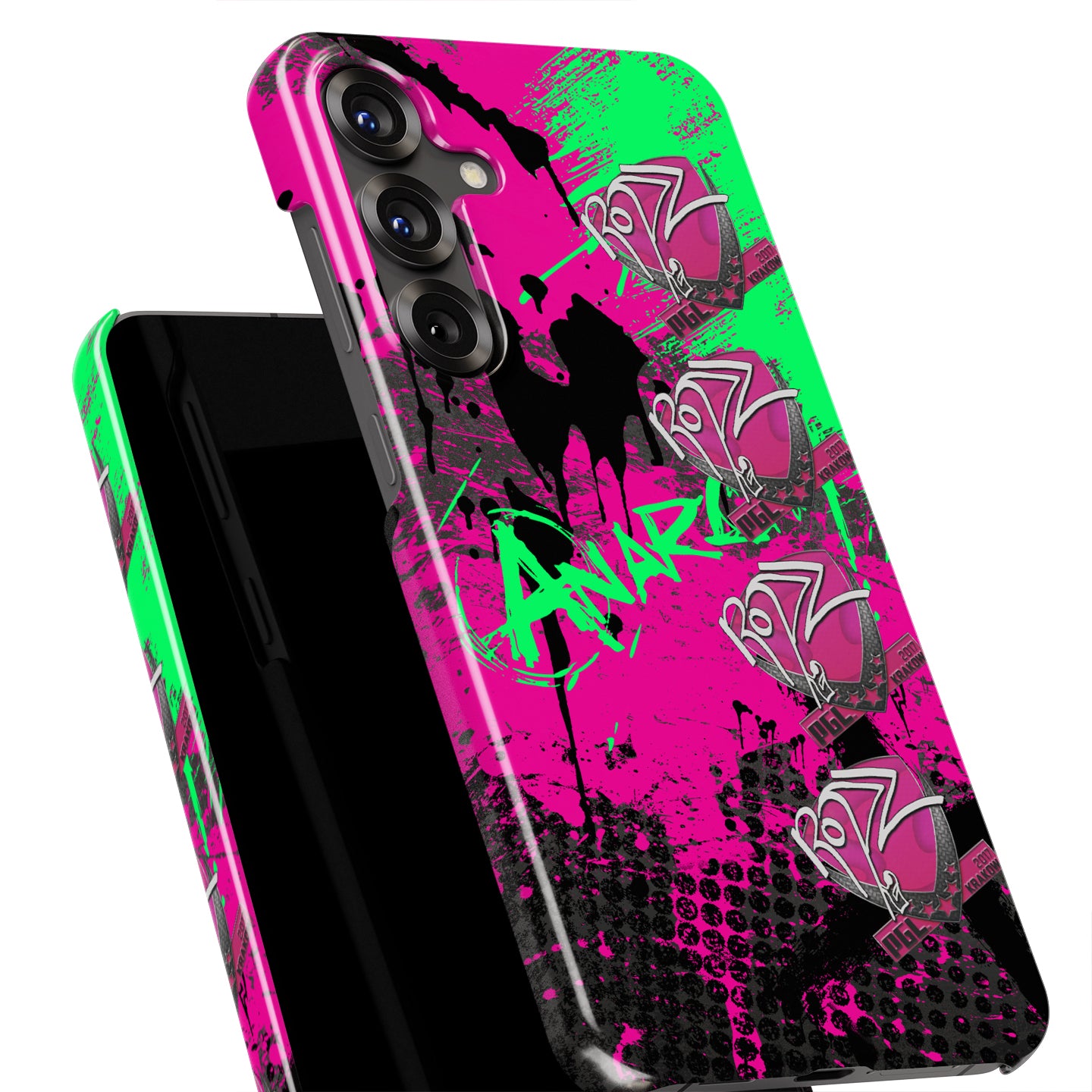 CS / CS2 - AK-47 | Neon Revolution with 4x ropz Krakow 2017 Stickers Phone Case - Samsung Models | DIZZY CASE